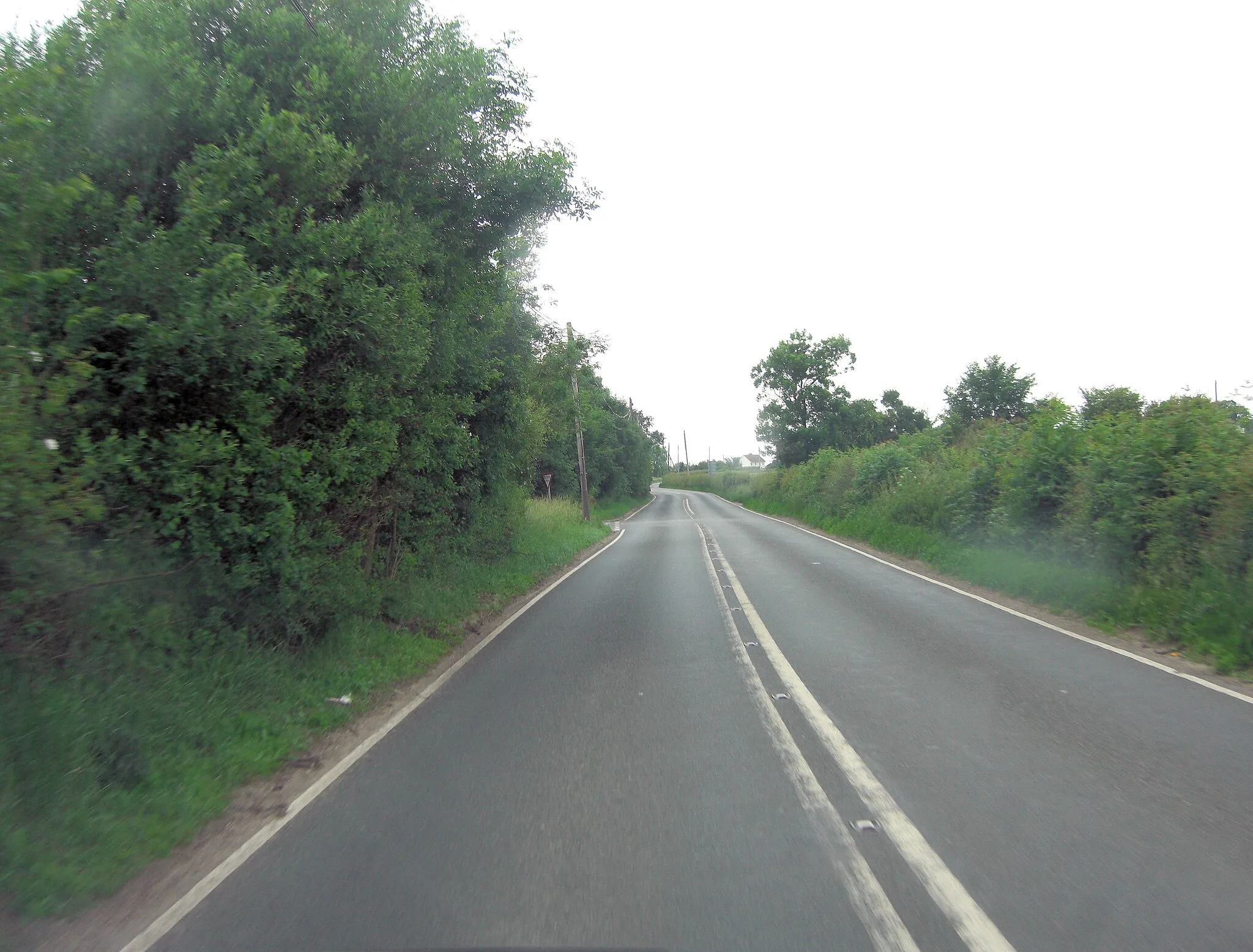 Photo showing: A134 south of Assington House