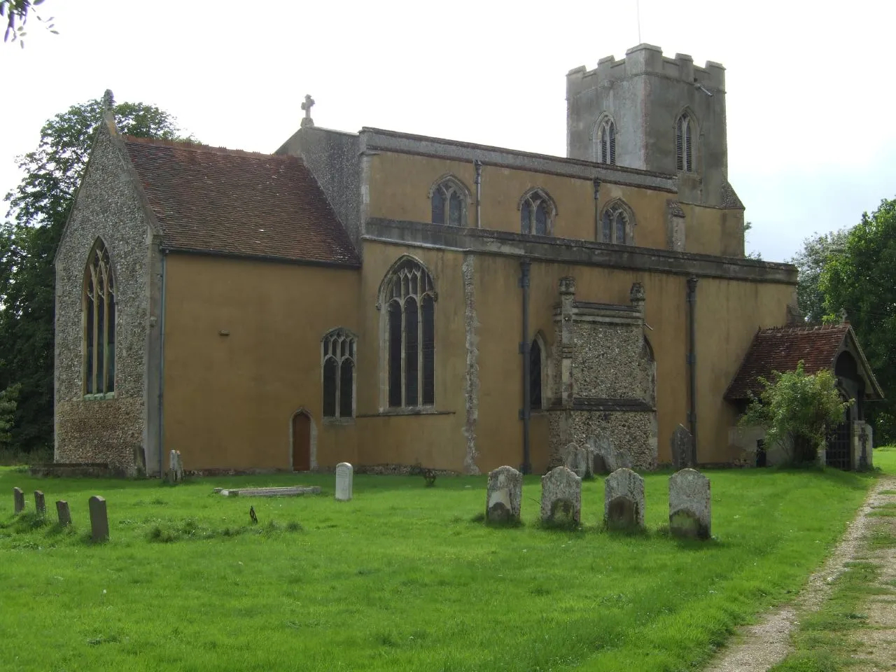 Photo showing: All Saints Church Chelsworth Suffolk