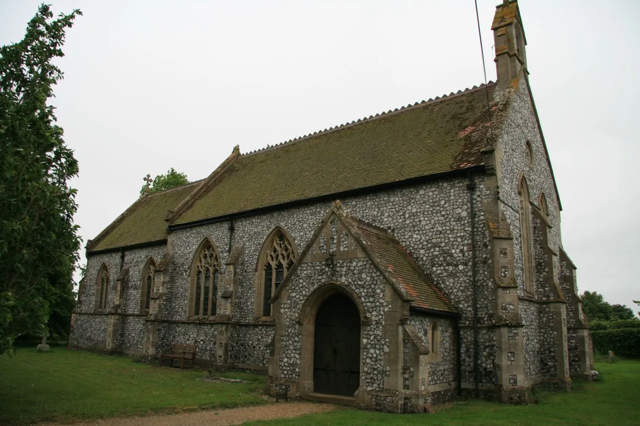 Photo showing: Christ Church parish church, Fulmodeston, Norfolk, seen from north-northwest