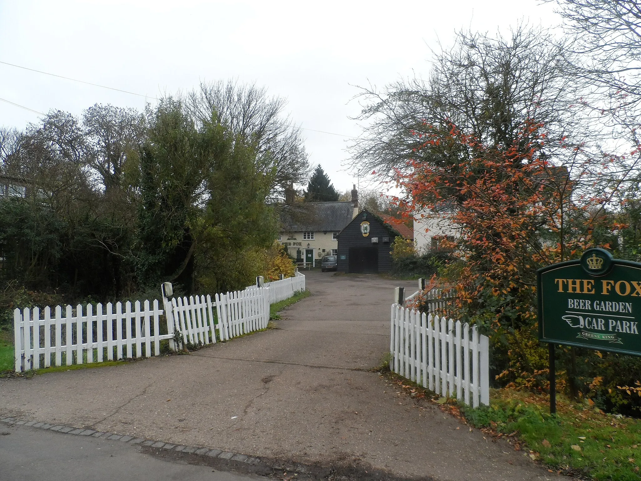 Photo showing: The Fox pub, Aspenden