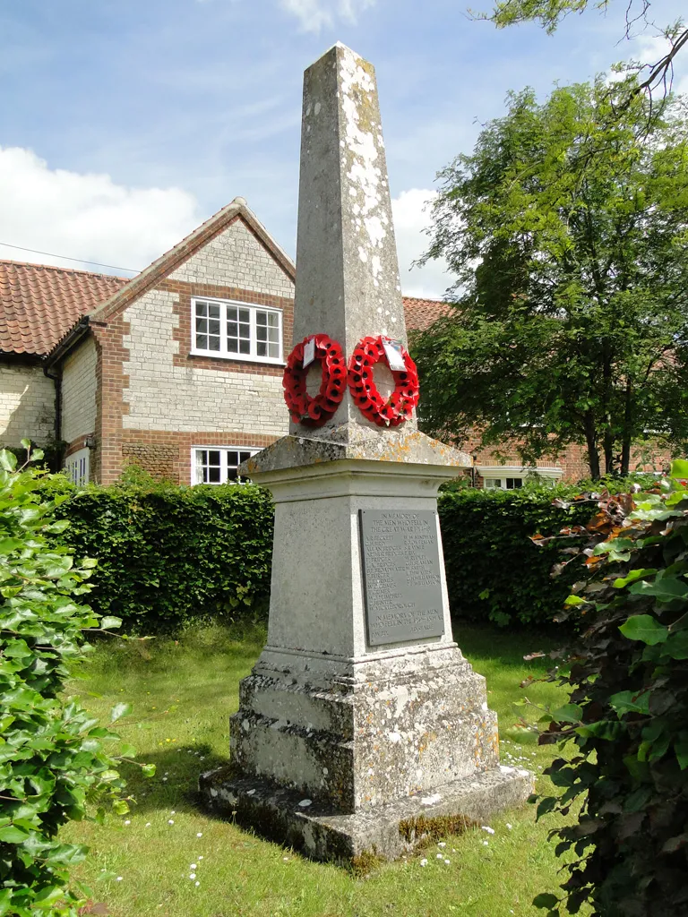 Photo showing: Flitcham War Memorial