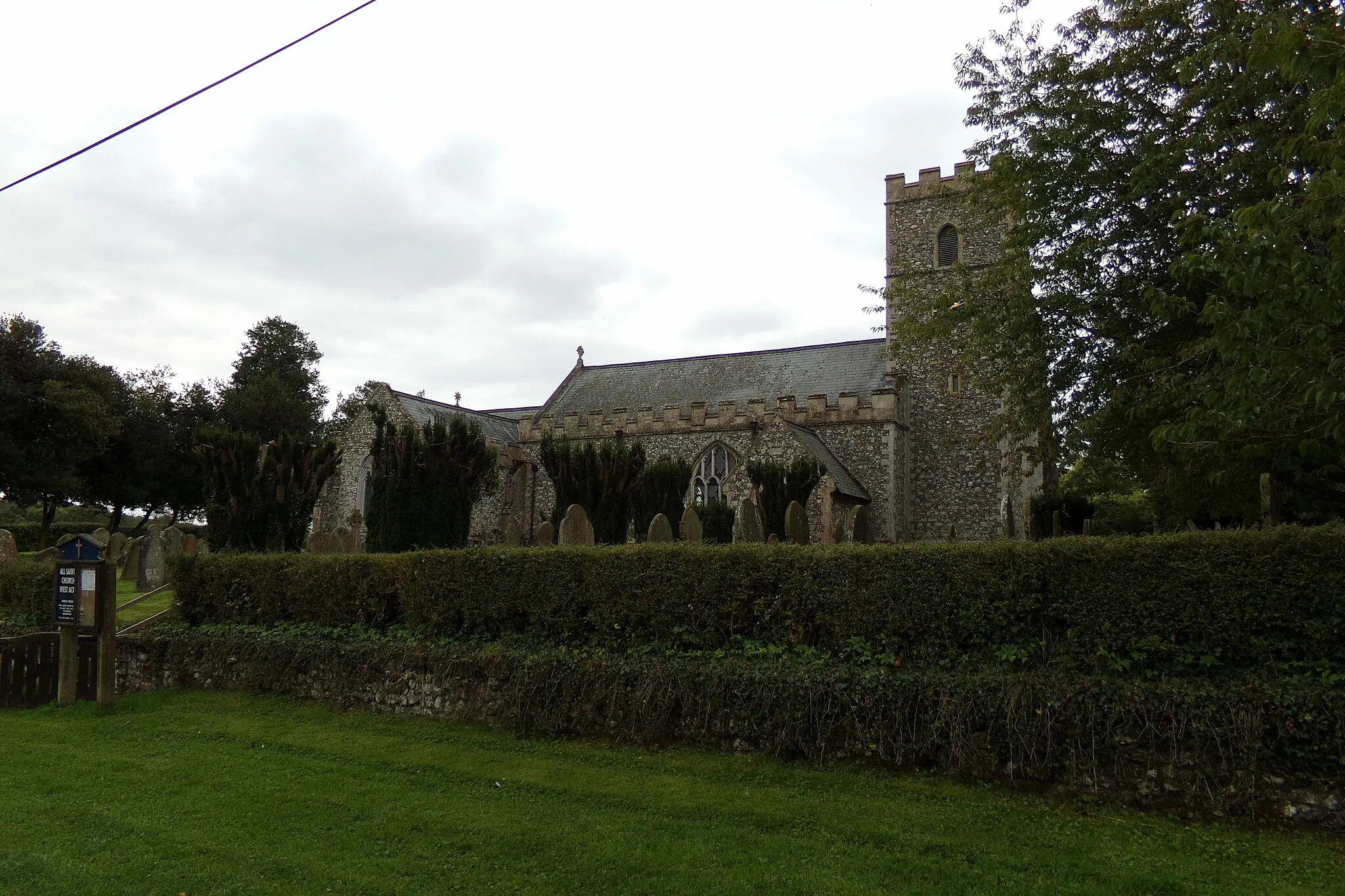 Photo showing: All Saints Church, West Acre