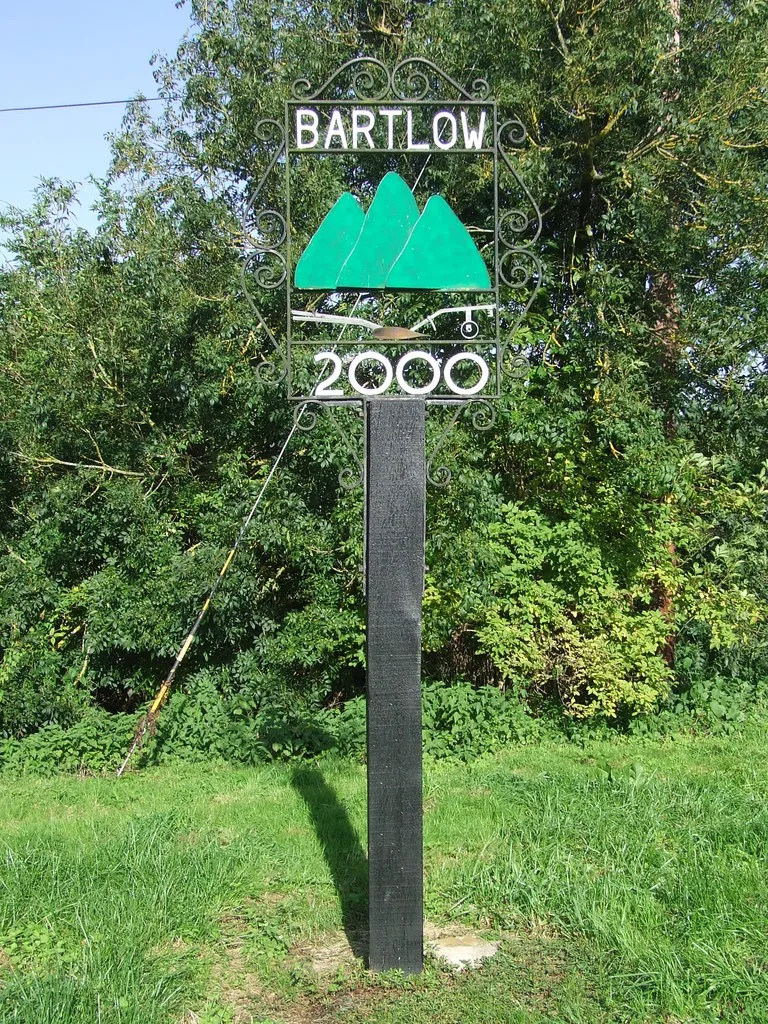 Photo showing: Bartlow Village Sign