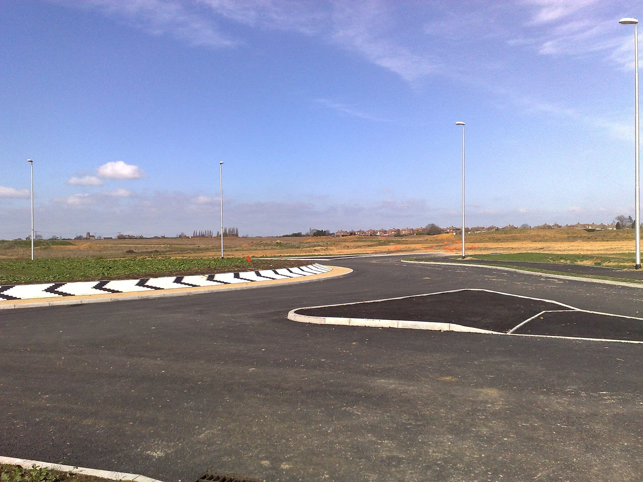 Photo showing: A605 Stanground bypass - in development