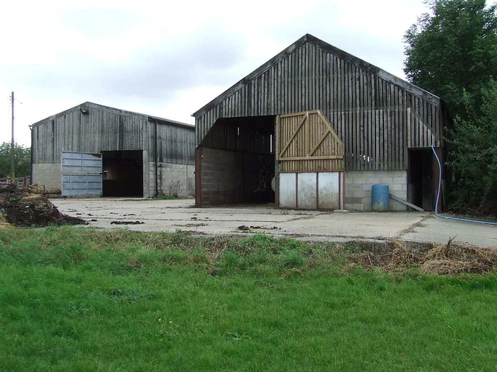 Photo showing: Barns