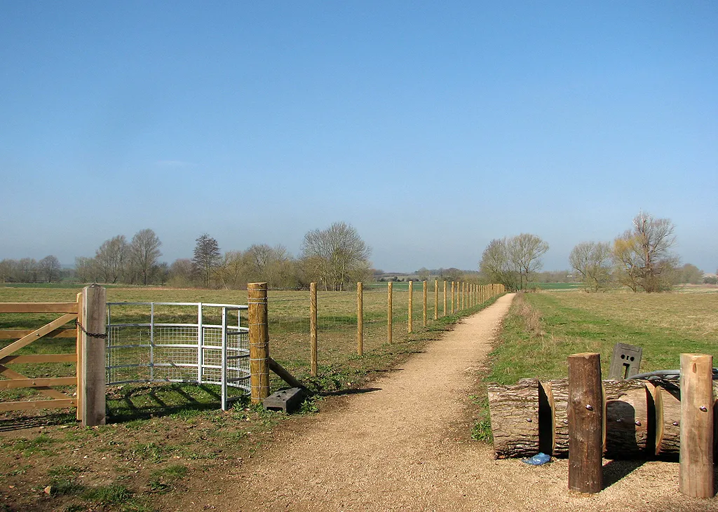 Photo showing: A new path to the Cam