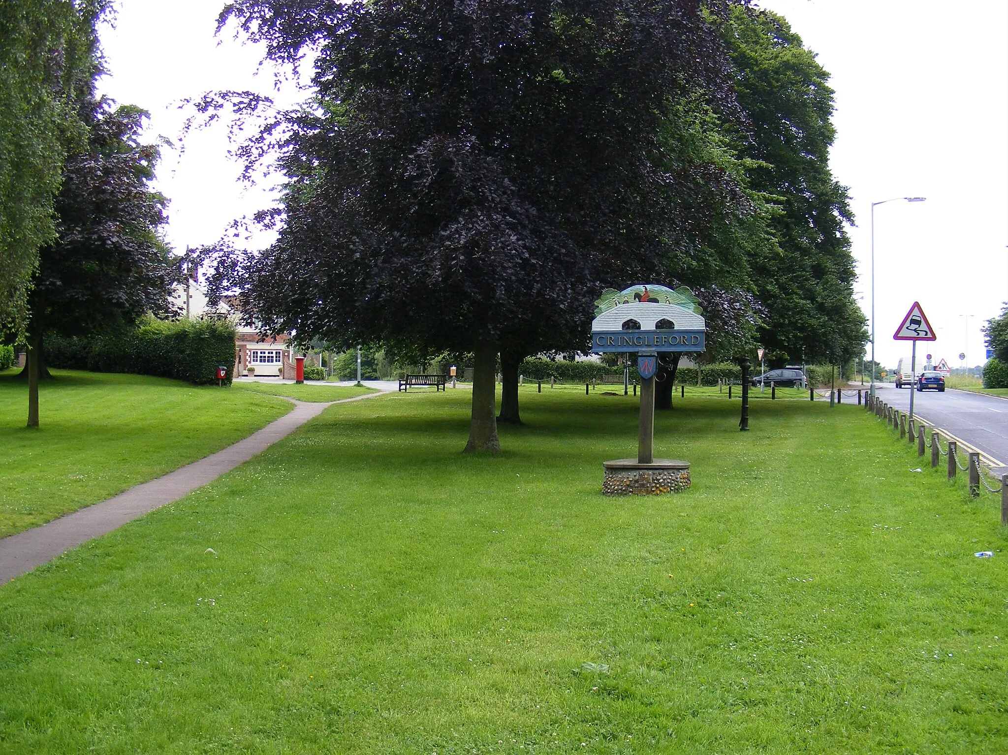 Photo showing: Cringleford Village Sign