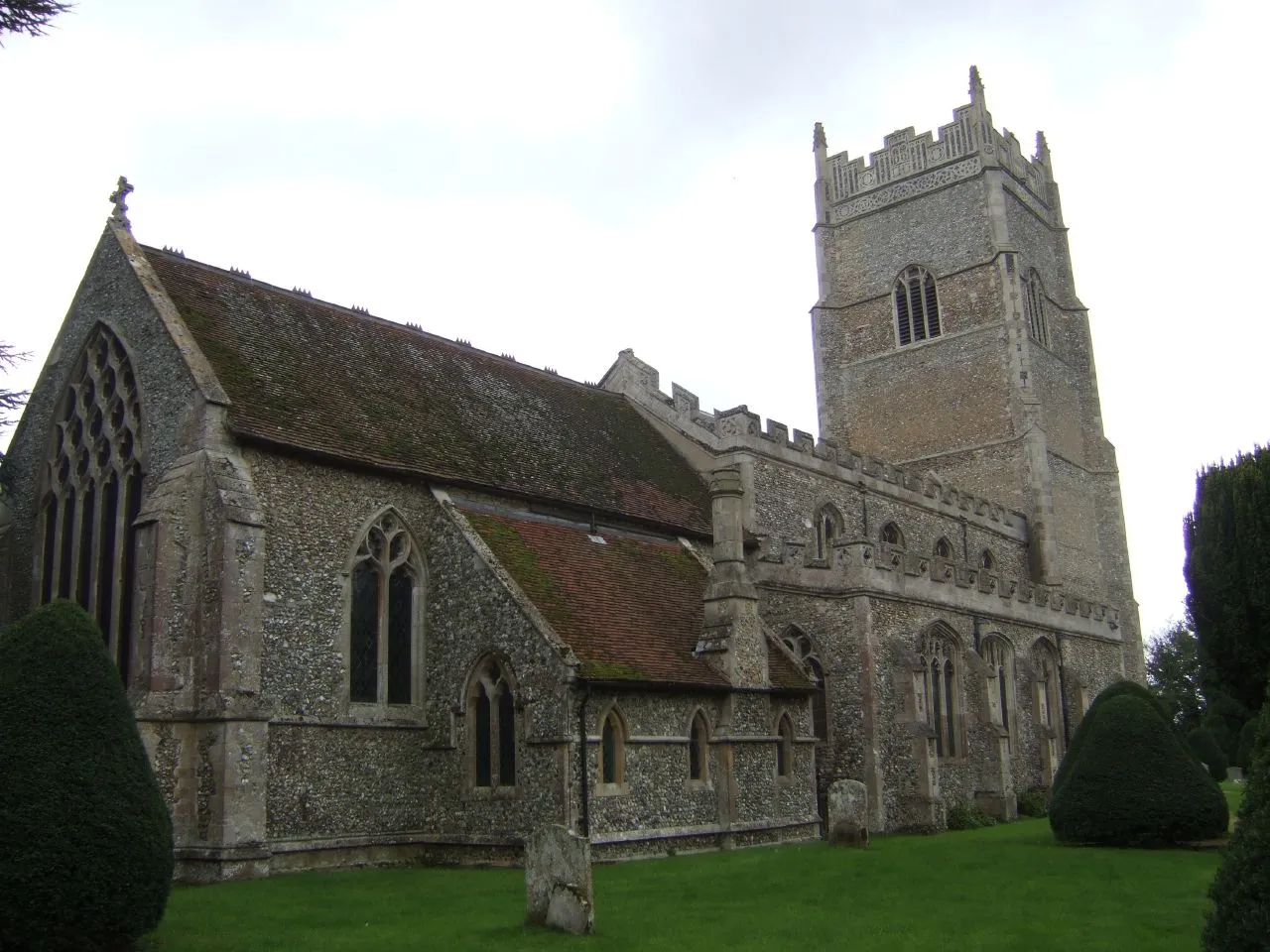 Photo showing: St Mary's church Rougham Suffolk