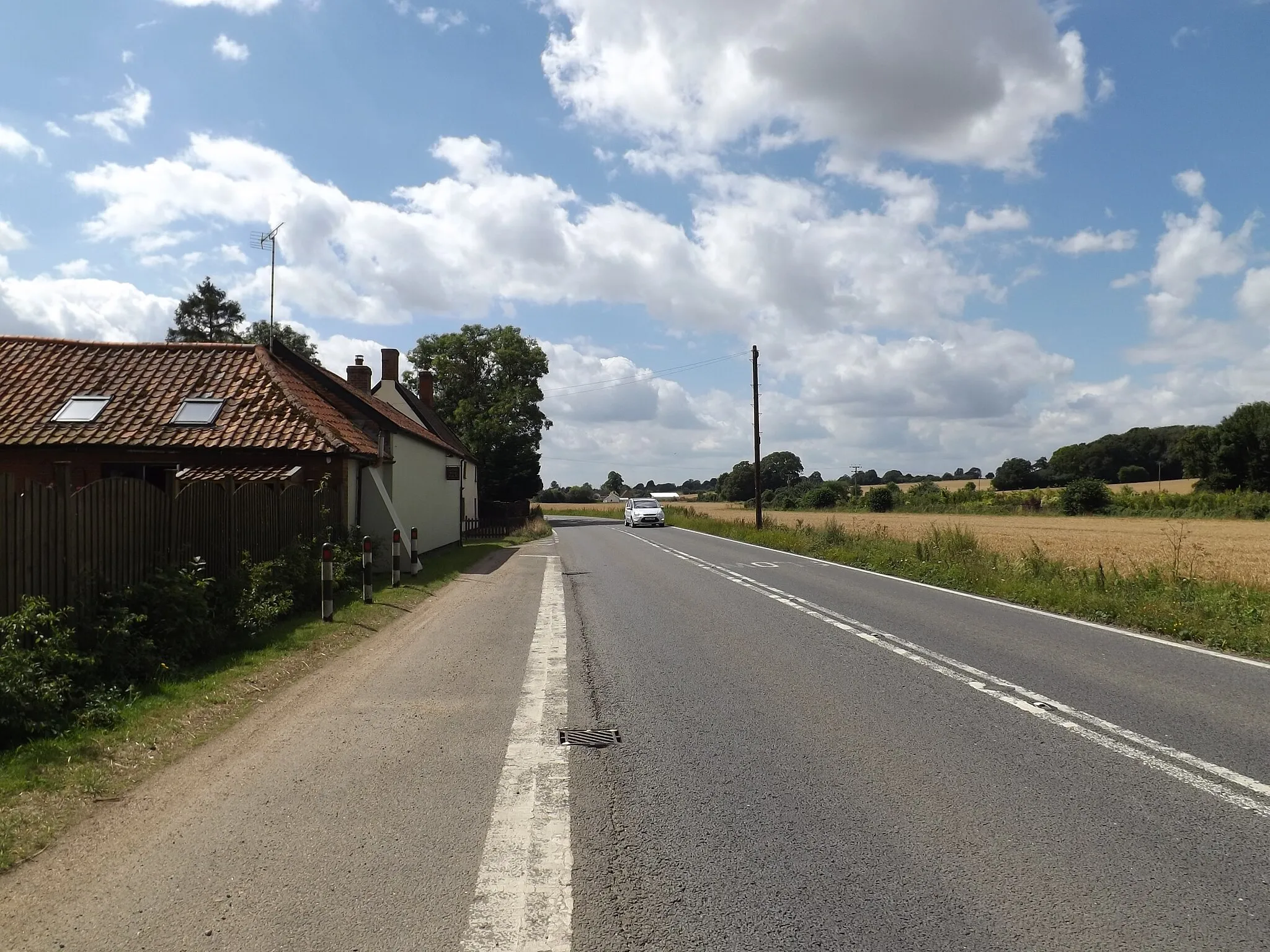 Photo showing: A143 Diss Road, Wattisfield
