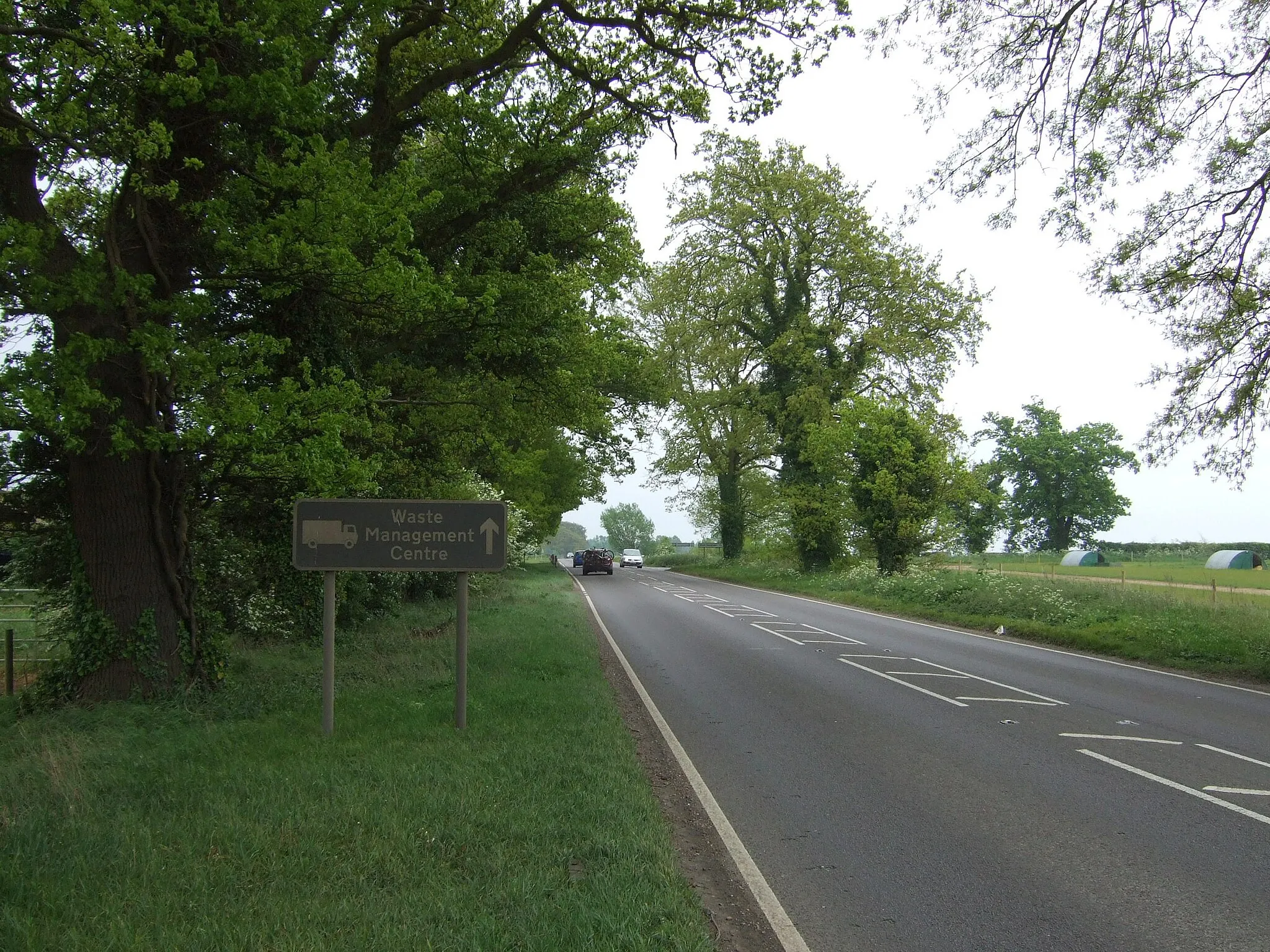 Photo showing: A134 near Grange Farm