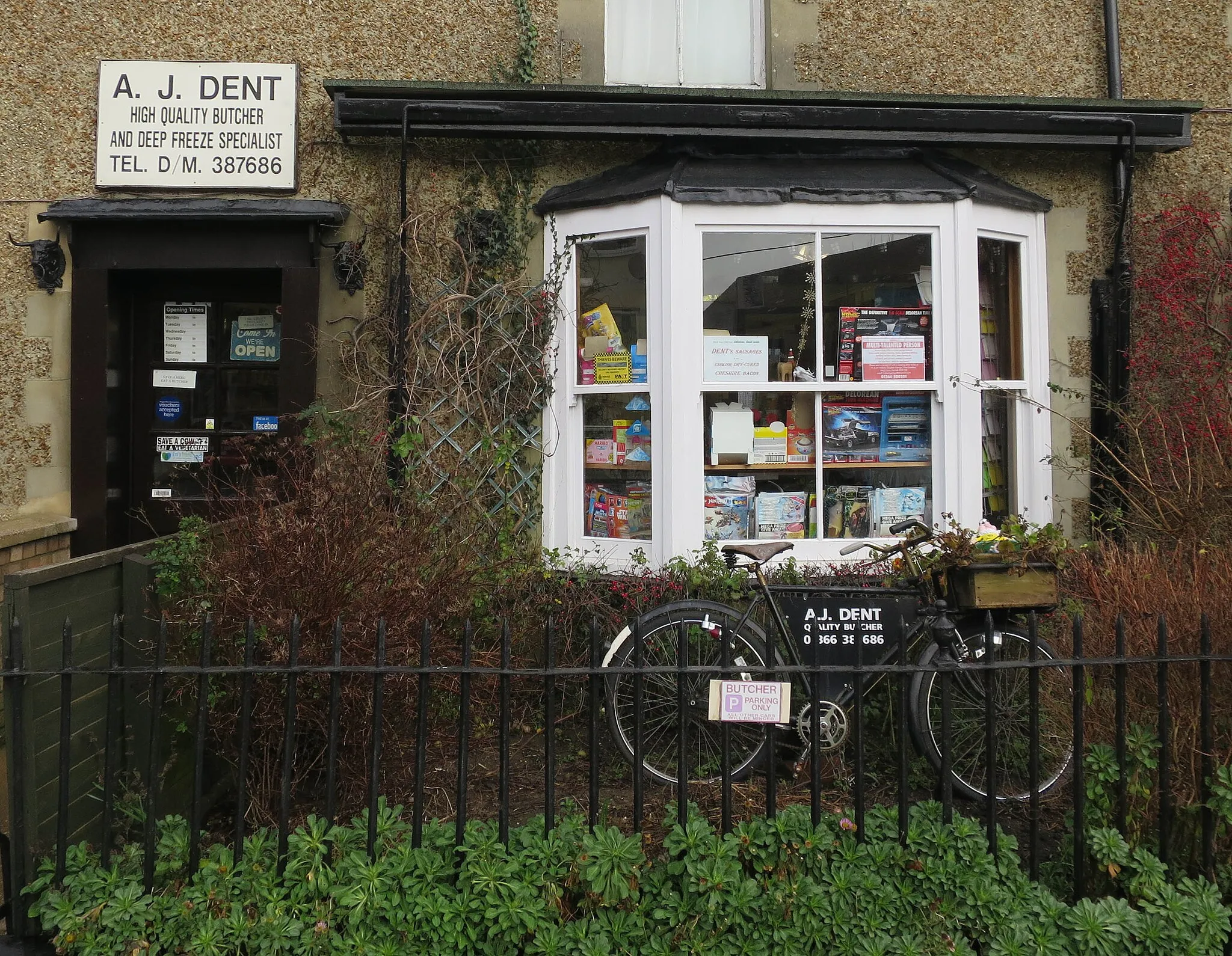 Photo showing: A.J. Dent butchers