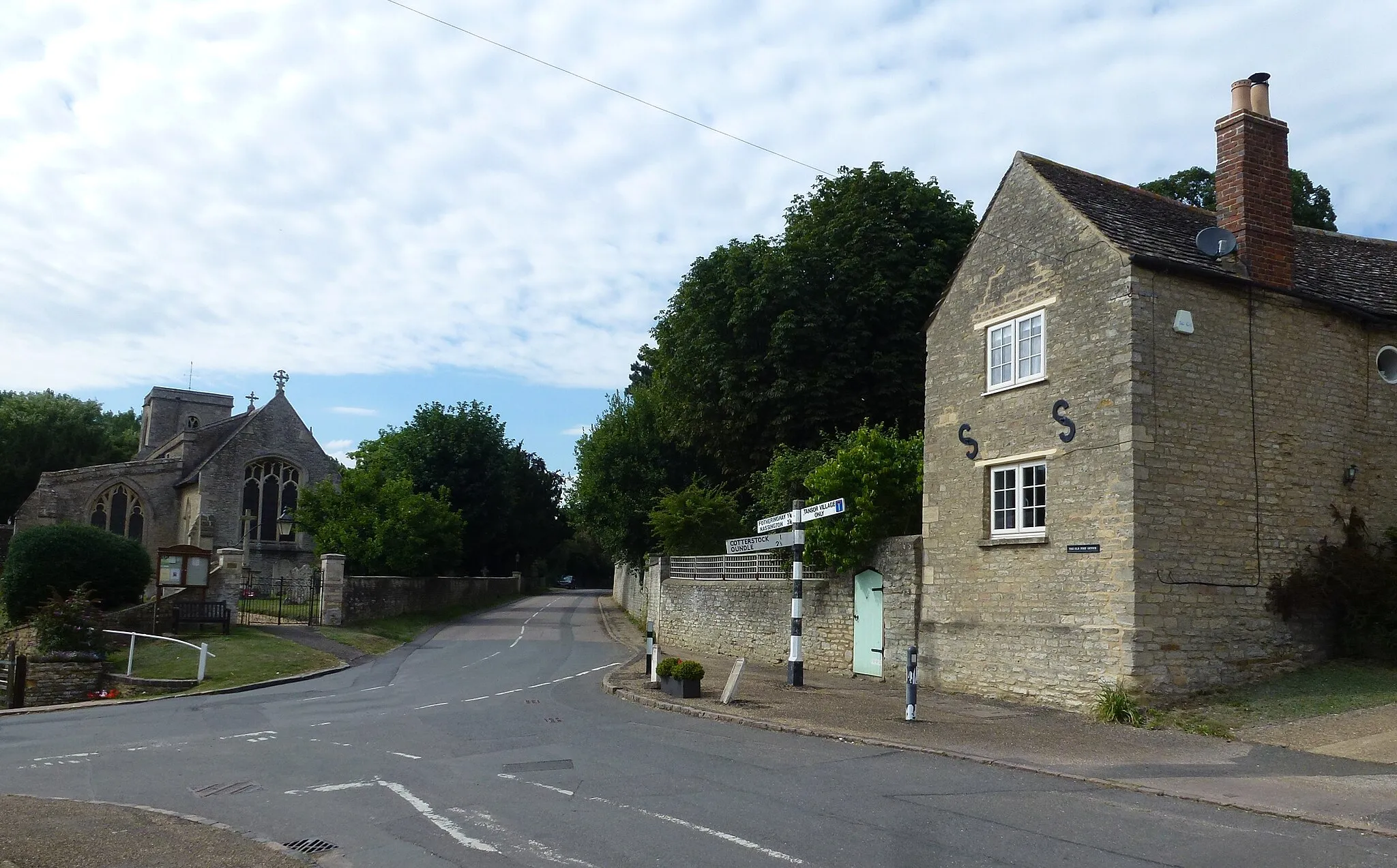 Photo showing: The Old Post Office in Tansor, Northamptonshire