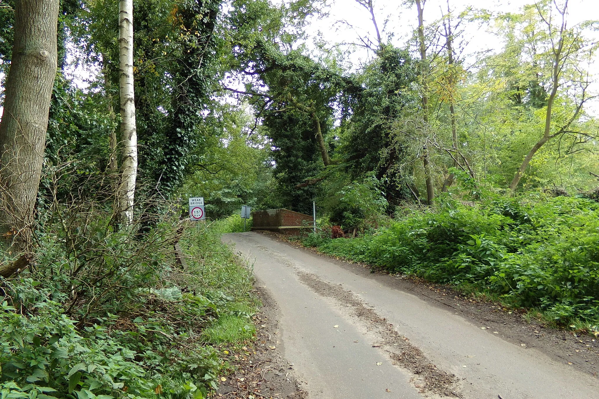 Photo showing: Bridge on Narford Lane