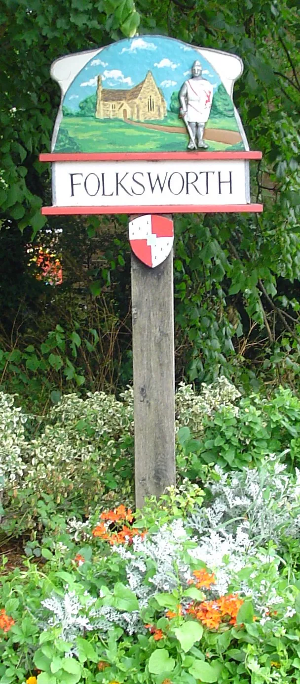 Photo showing: Signpost in Folksworth