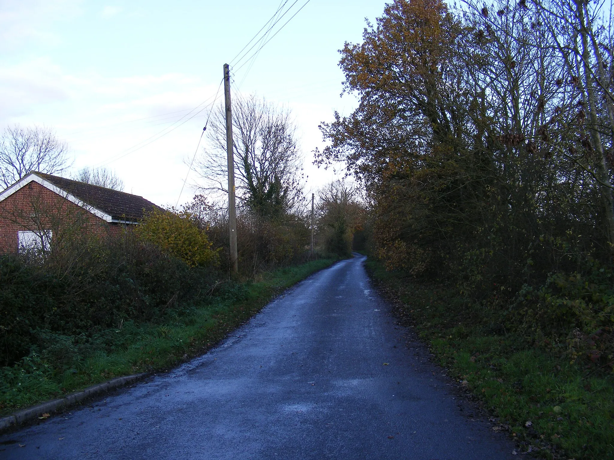 Photo showing: Church Lane, Spexhall
