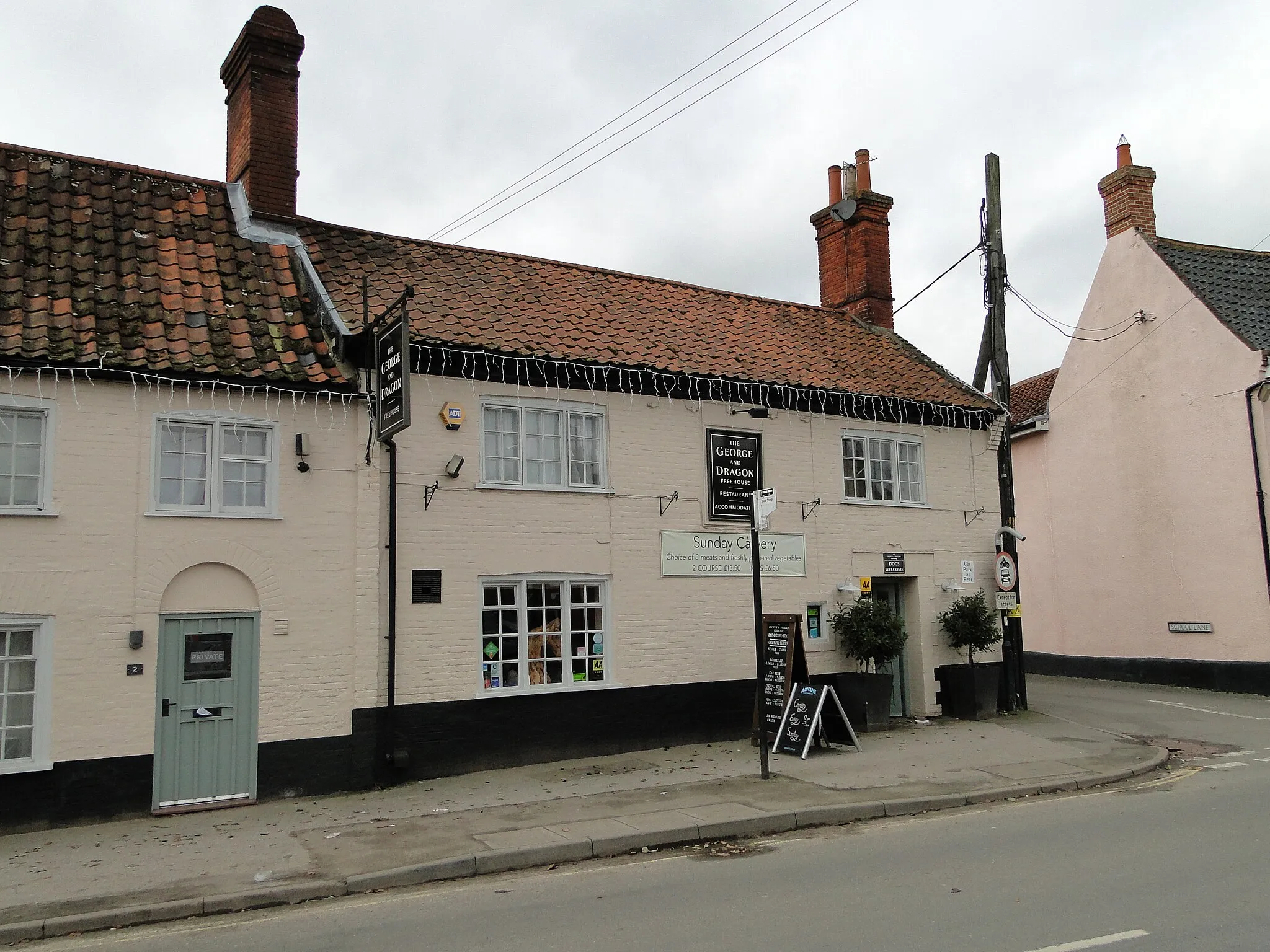 Photo showing: The George and Dragon public house at East Harling