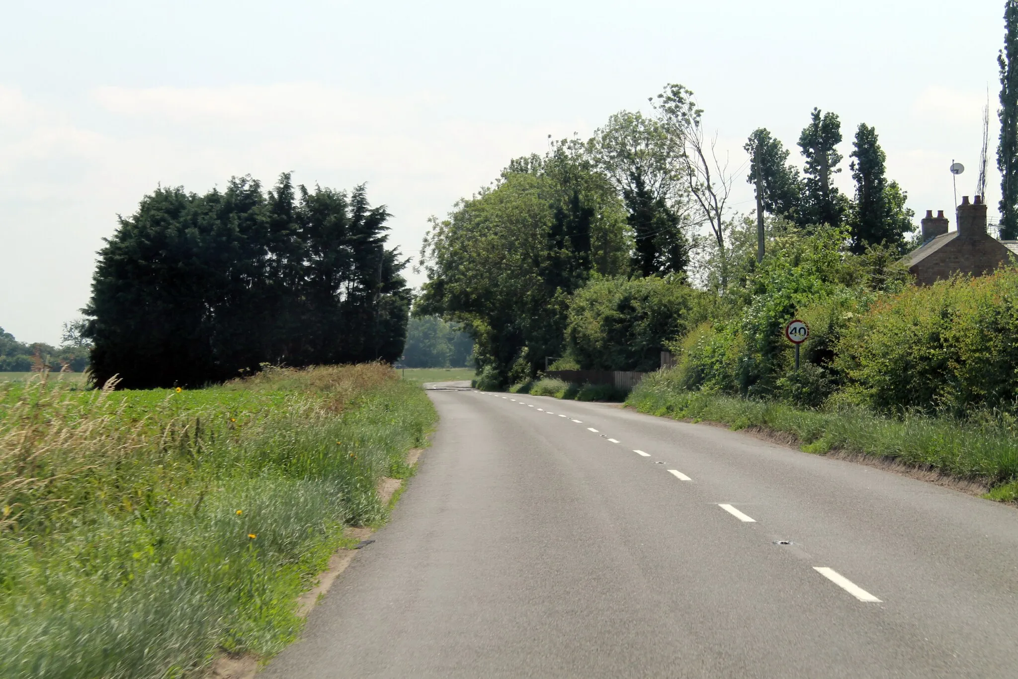 Photo showing: A1101 leaving Lakes End