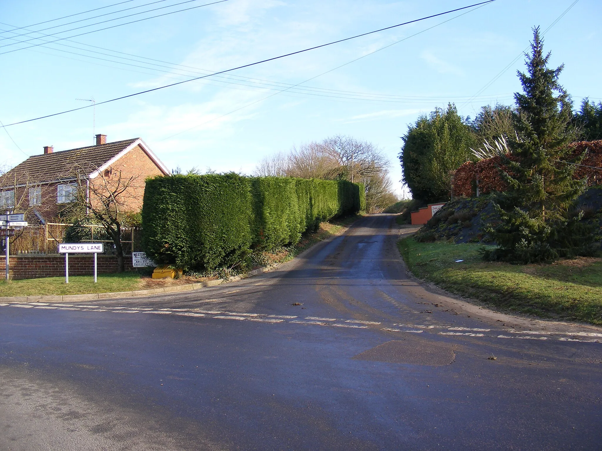 Photo showing: Mundys Lane, Mendham