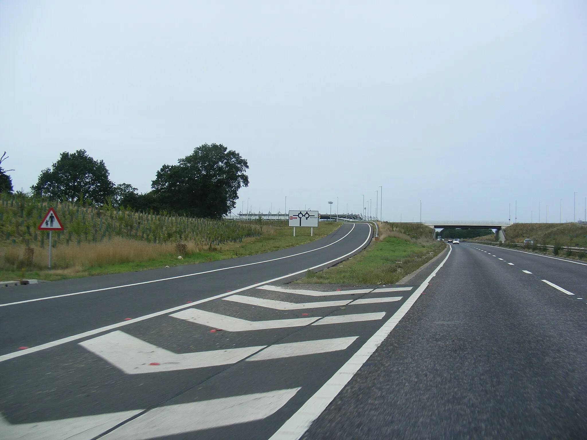 Photo showing: A12 Ipswich Road & slip road