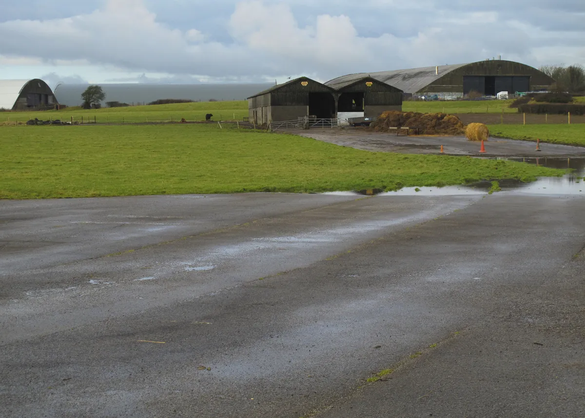 Photo showing: Blister Hangars, Llandow Airfield