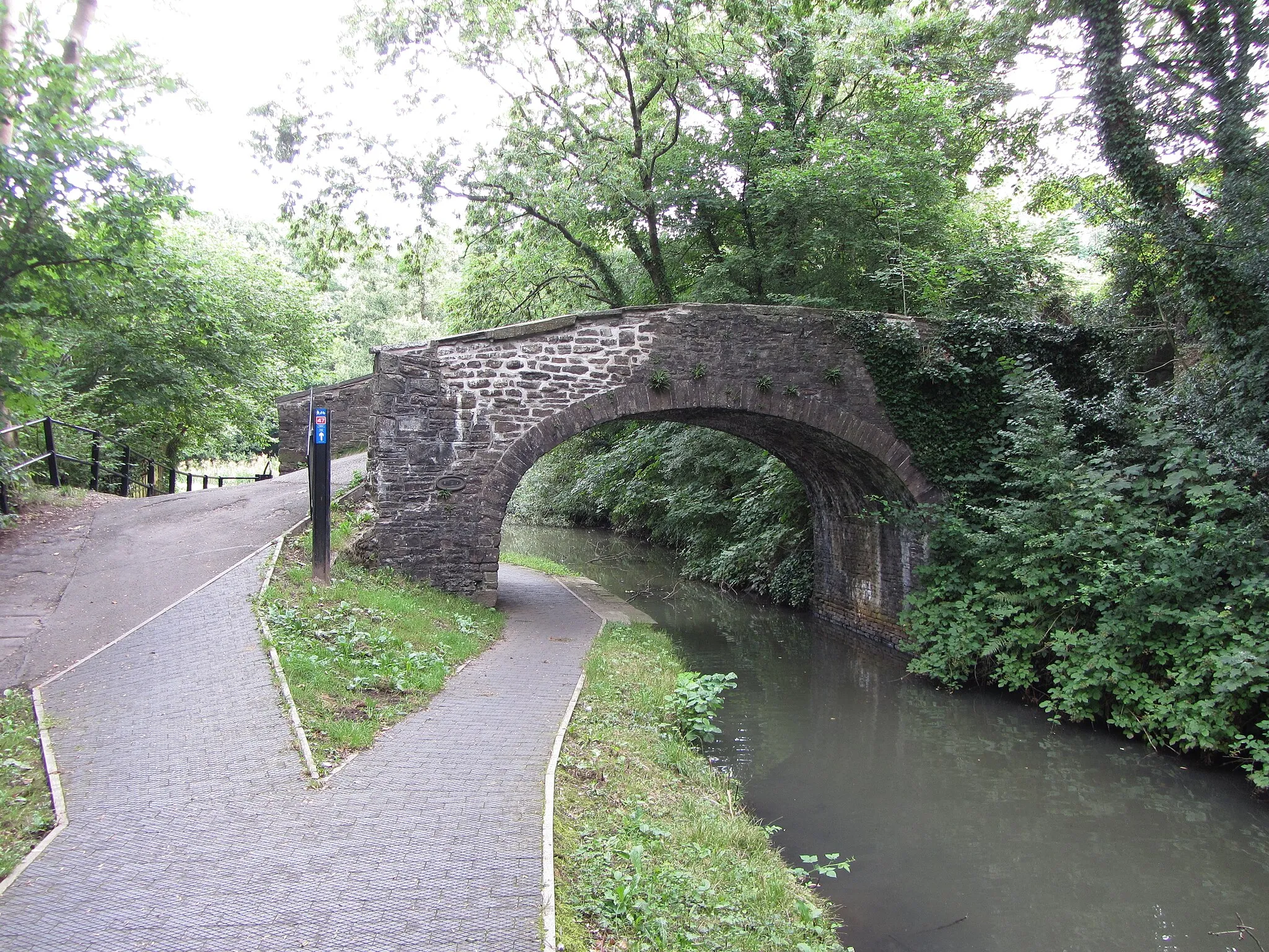 Photo showing: Monmouthshire & Brecon Canal (Crumlin Arm) near Risca