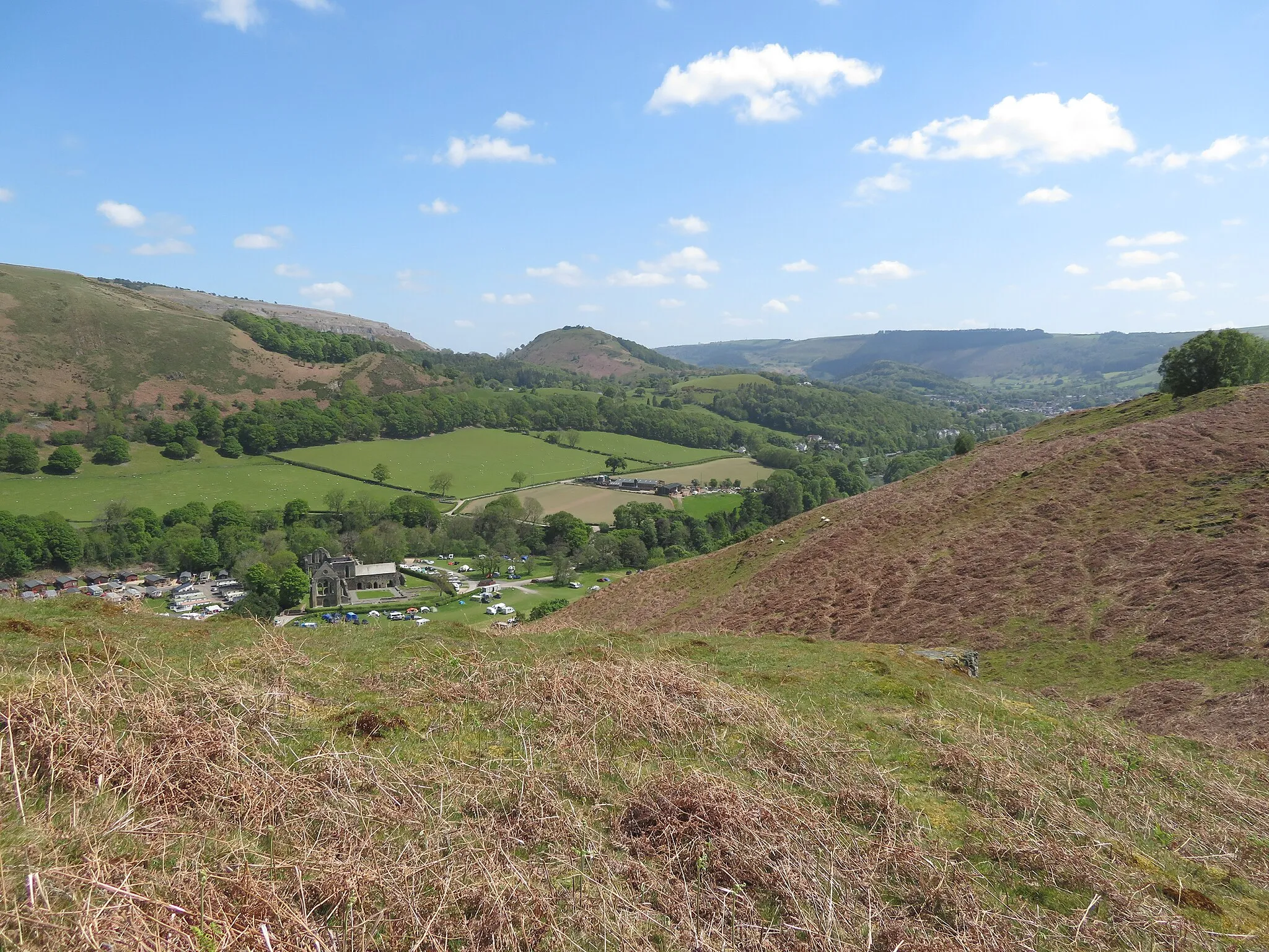 Photo showing: National Trust properties in Wales‎: the Velvet Hill (Mynydd Felfed), Llantysilio, Llangollen, Cymru (Wales).