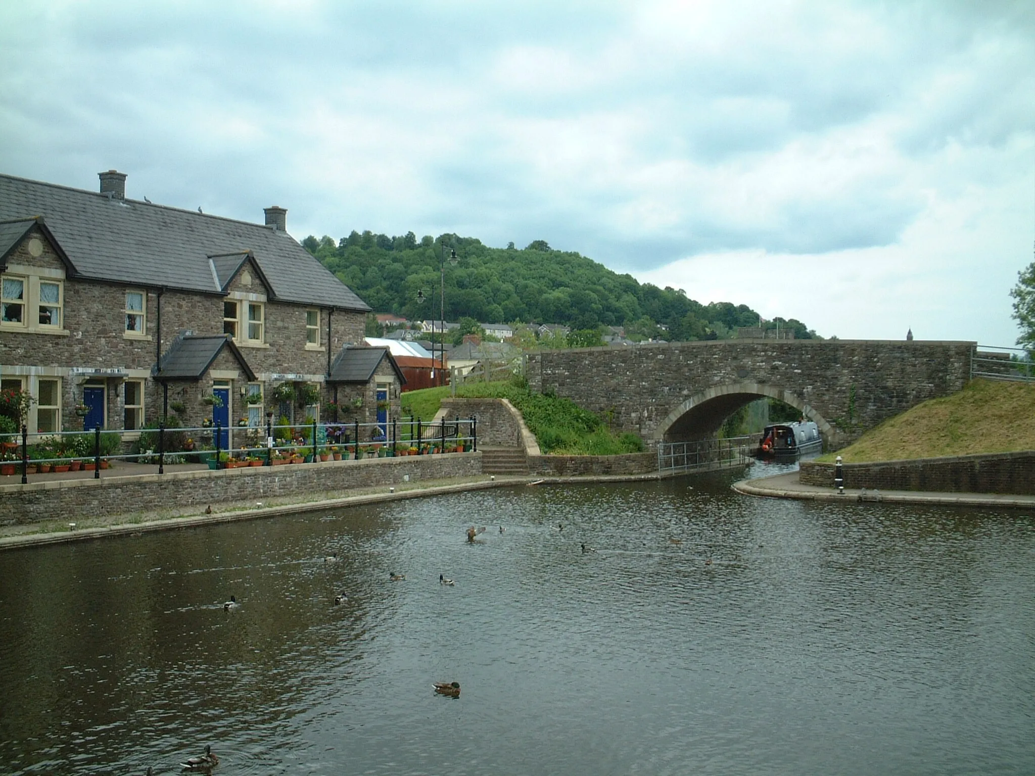 Photo showing: Brecon part of the Monmouthshire & Brecon Canal