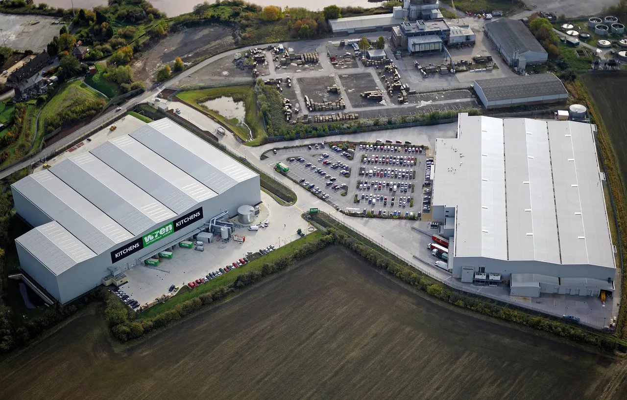 Photo showing: Wren Kitchens Howden manufacturing facility (250,000 sq ft)