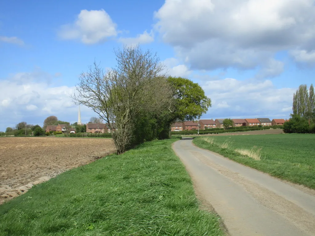 Photo showing: Approaching Hemingbrough on Landing Lane