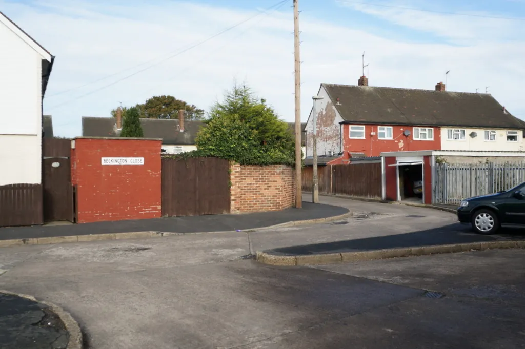 Photo showing: Beckington Close off Frome Road