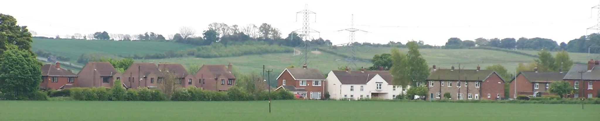 Photo showing: A view of West Halton village