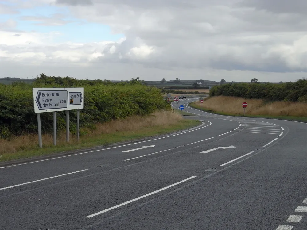 Photo showing: A15 Bonby Lodge Interchange