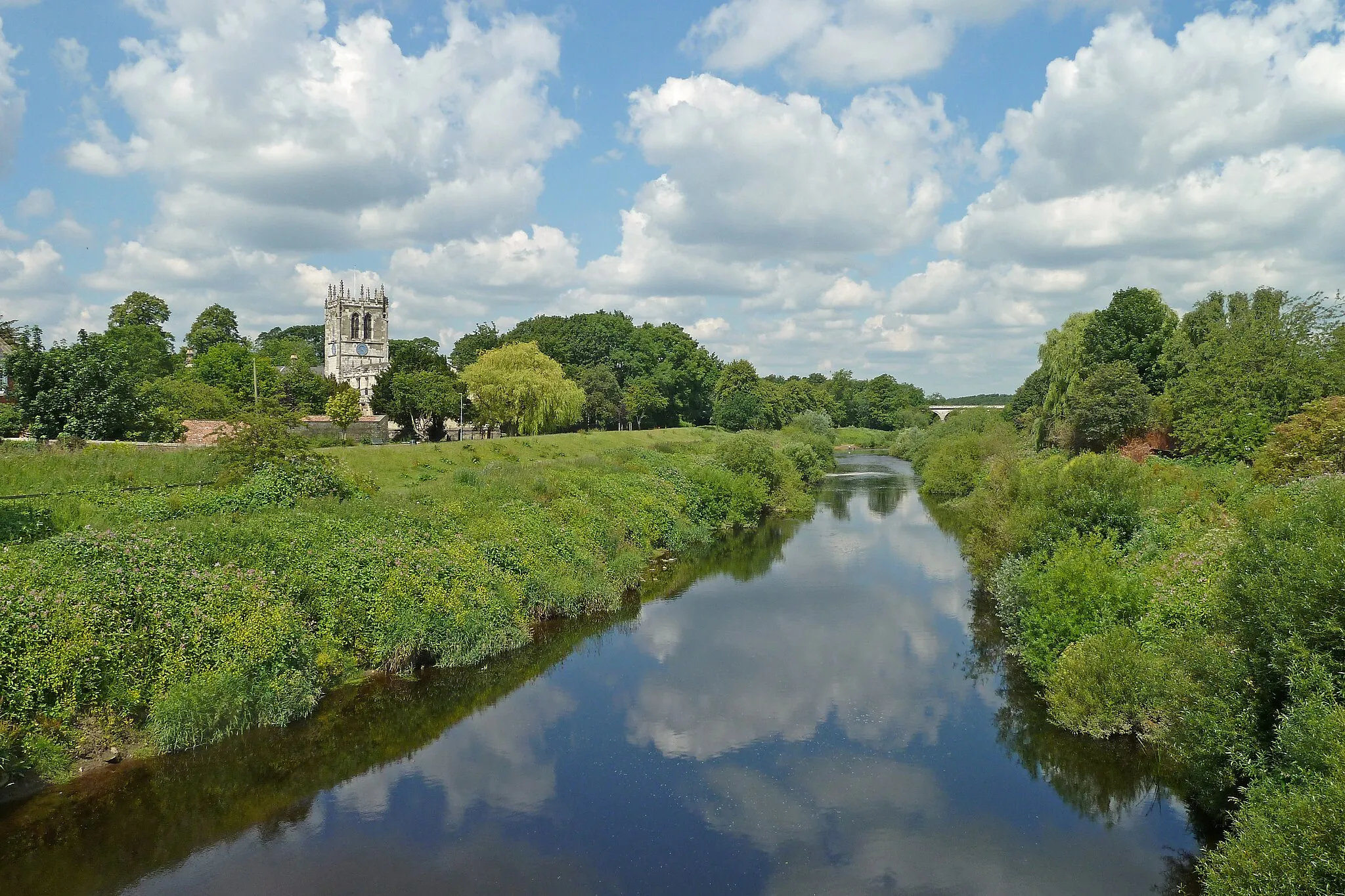 Photo showing: View from the Bridge, Tadcaster