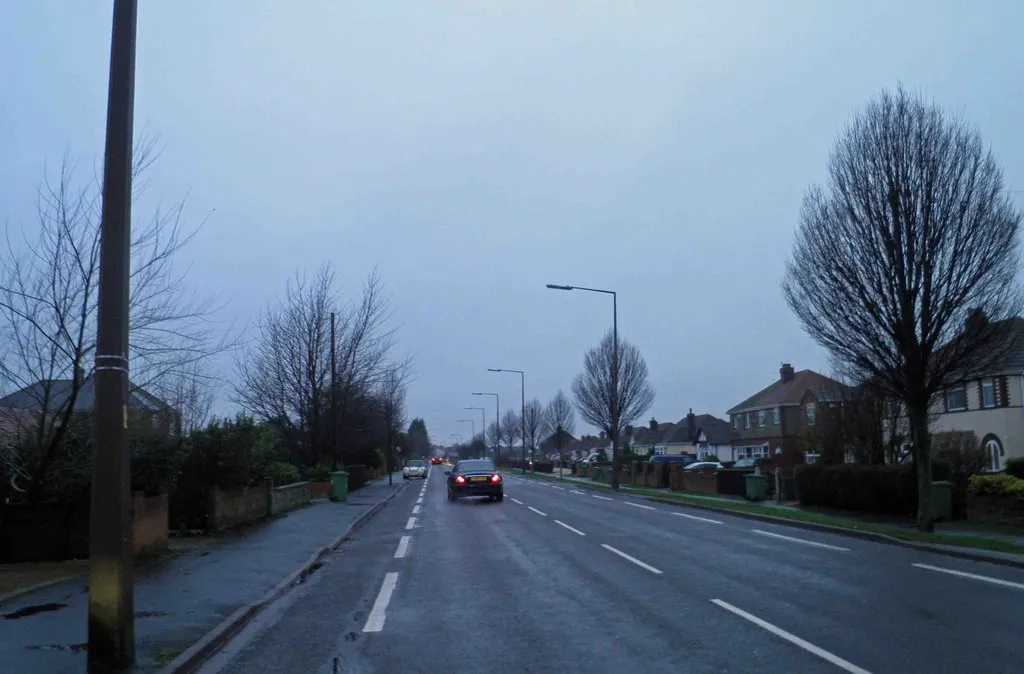 Photo showing: A rainy North Sea Lane