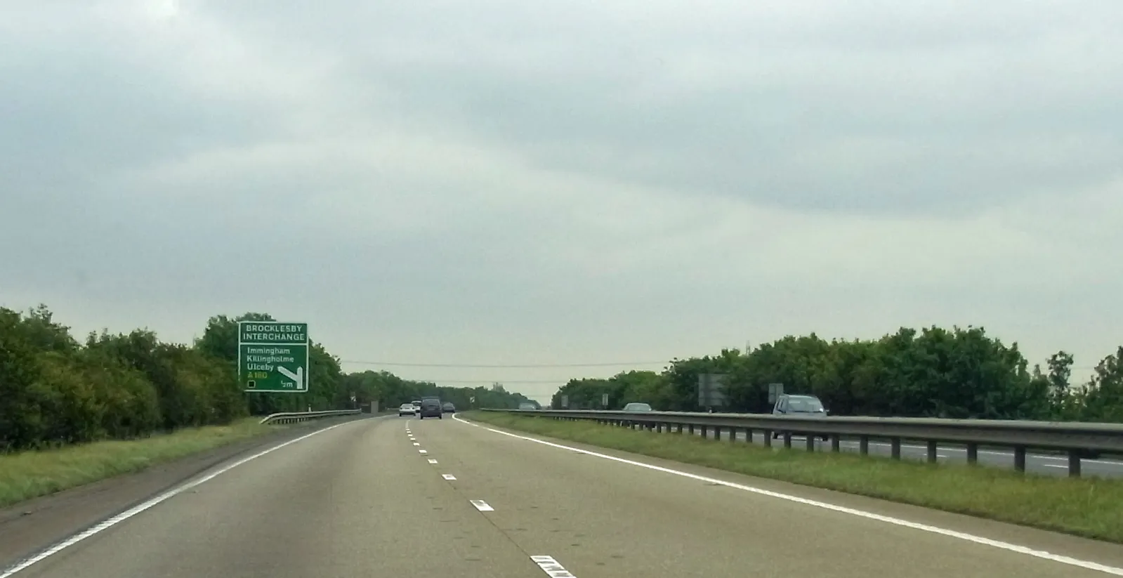 Photo showing: A180(T) near Ulceby