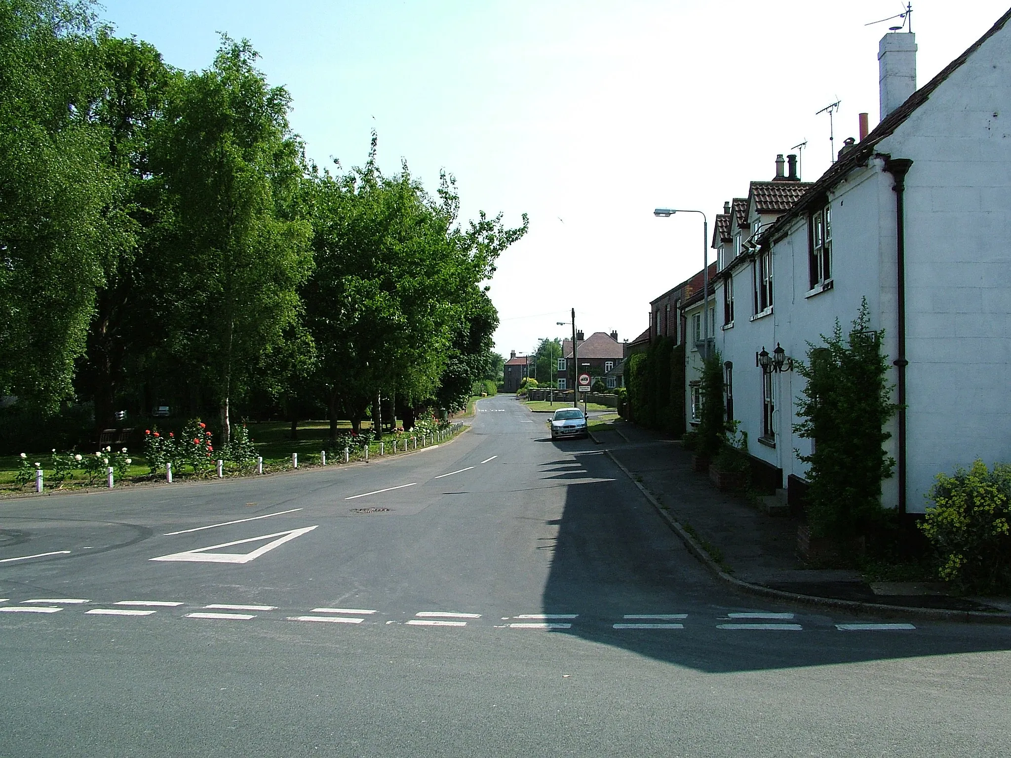 Photo showing: Church Lane, Little Driffield, East Riding of Yorkshire, England. own work