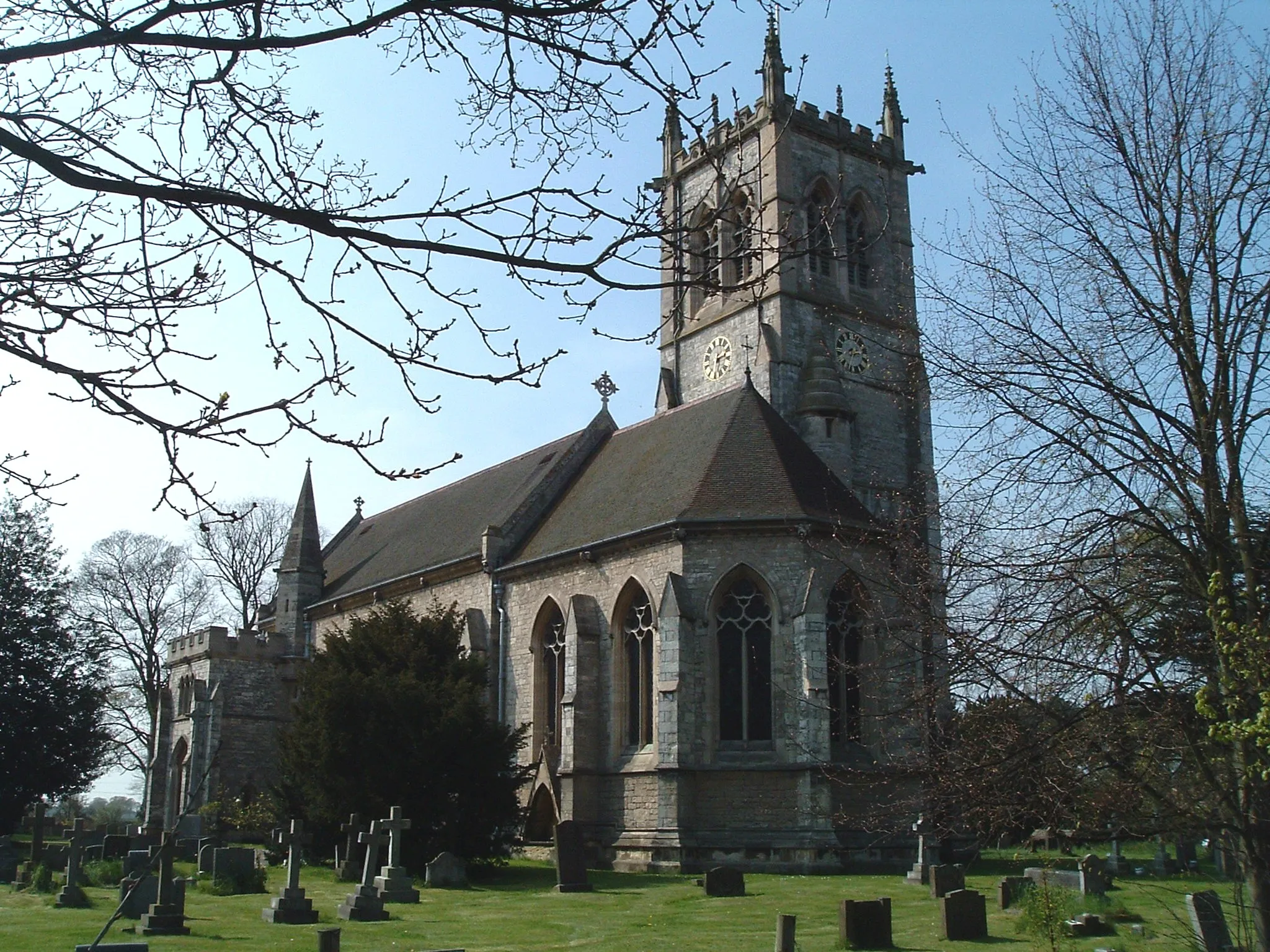 Photo showing: The church of St Helens at Escrick, England.