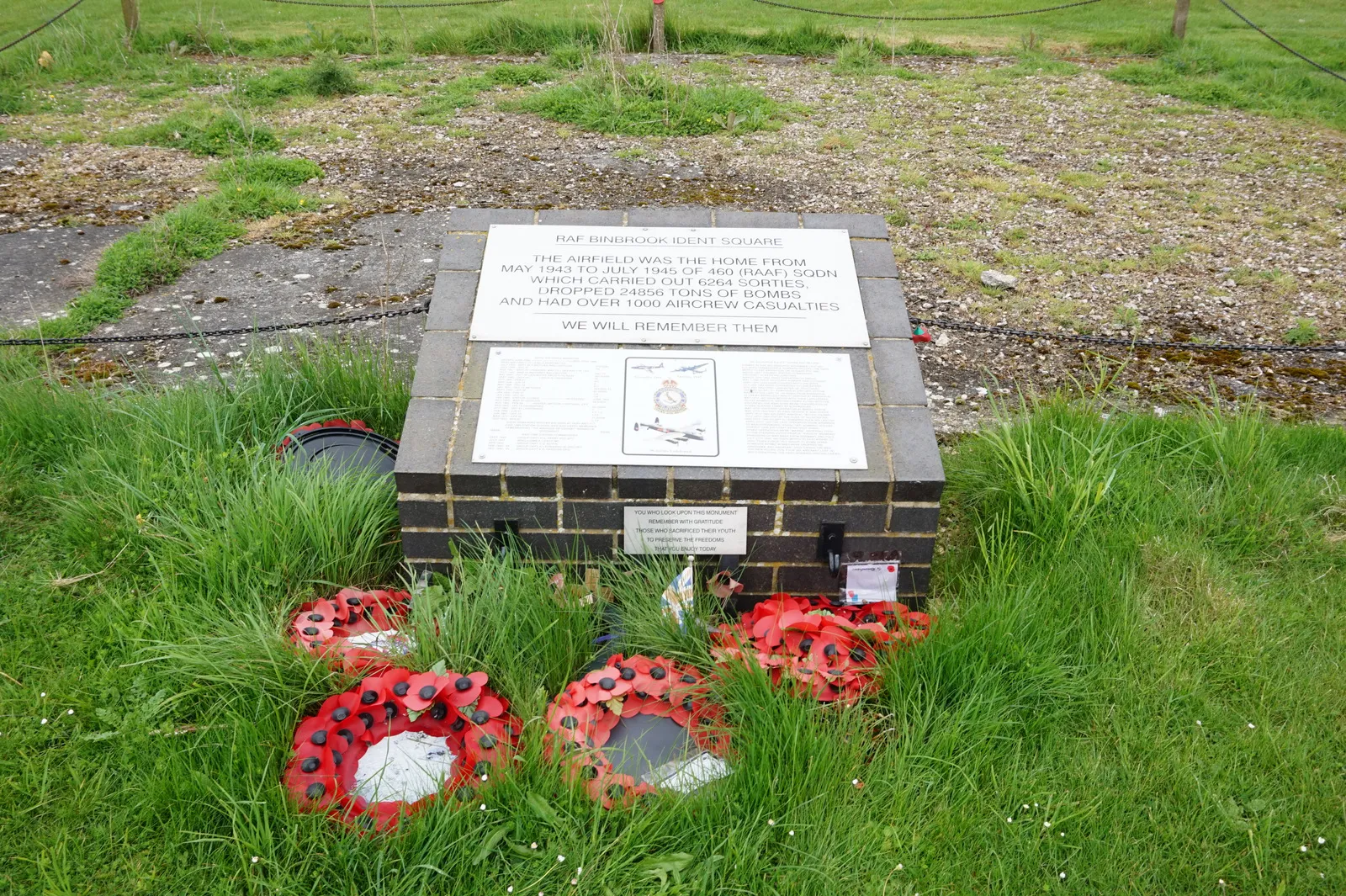 Photo showing: 460 Squadron memorial at the former RAF Binbrook