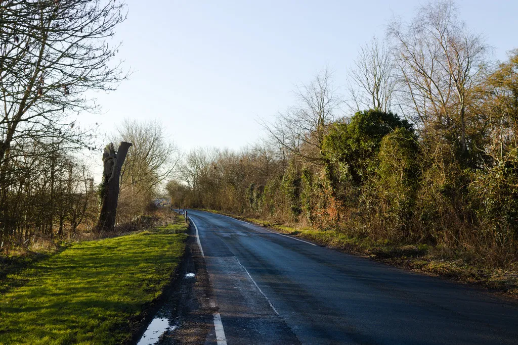 Photo showing: Meaux Lane near Bridge Farm, Meaux, East Riding of Yorkshire, England.