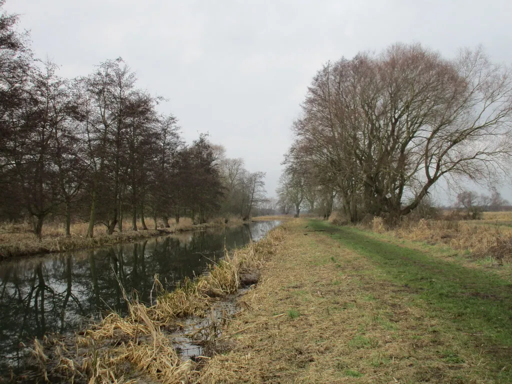 Photo showing: Approaching a bend in the Pocklington Canal
