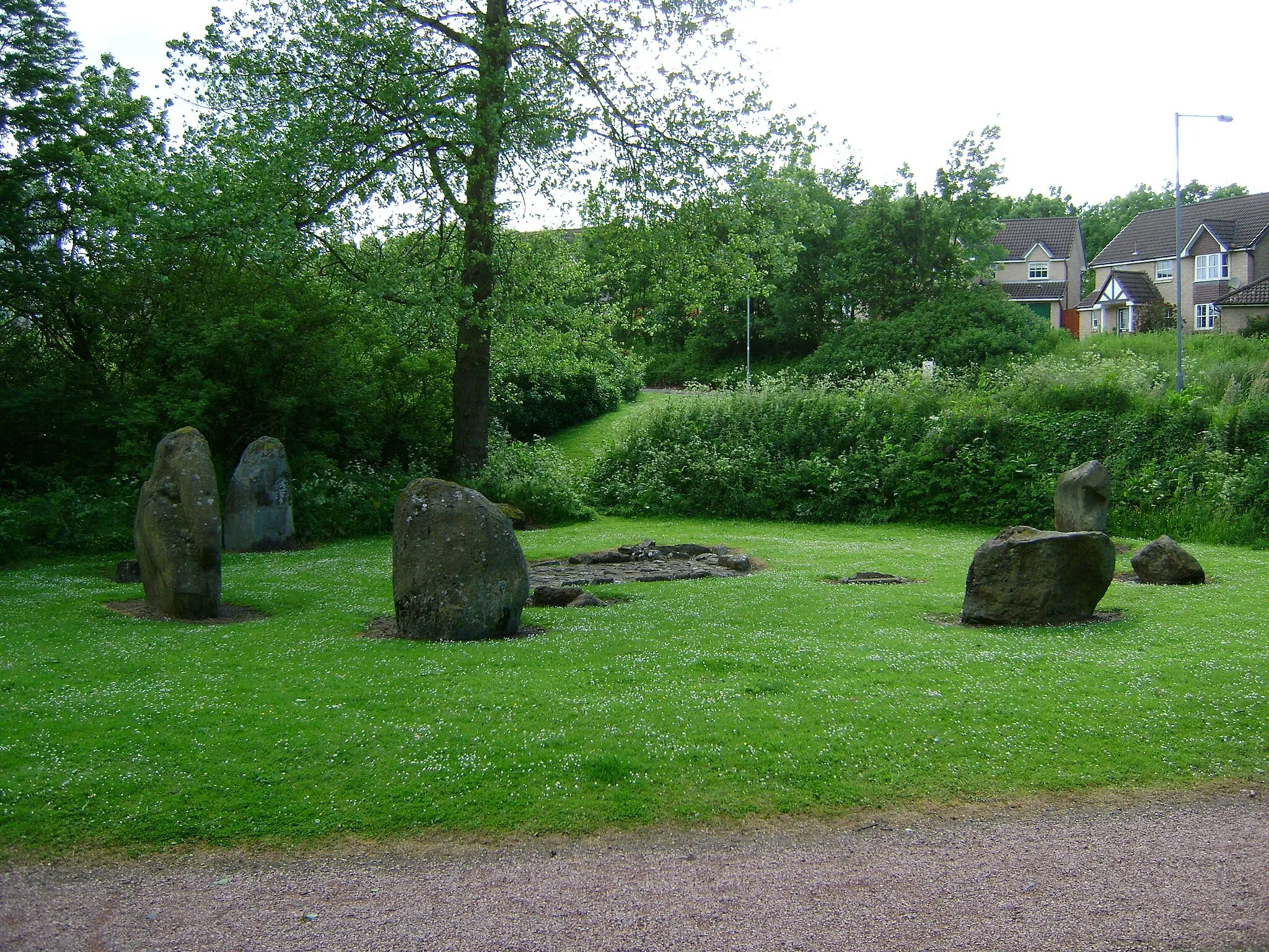 Photo showing: Balbirnie Stone Circle, Balbirnie Estate, Glenrothes, Fife, Scotland