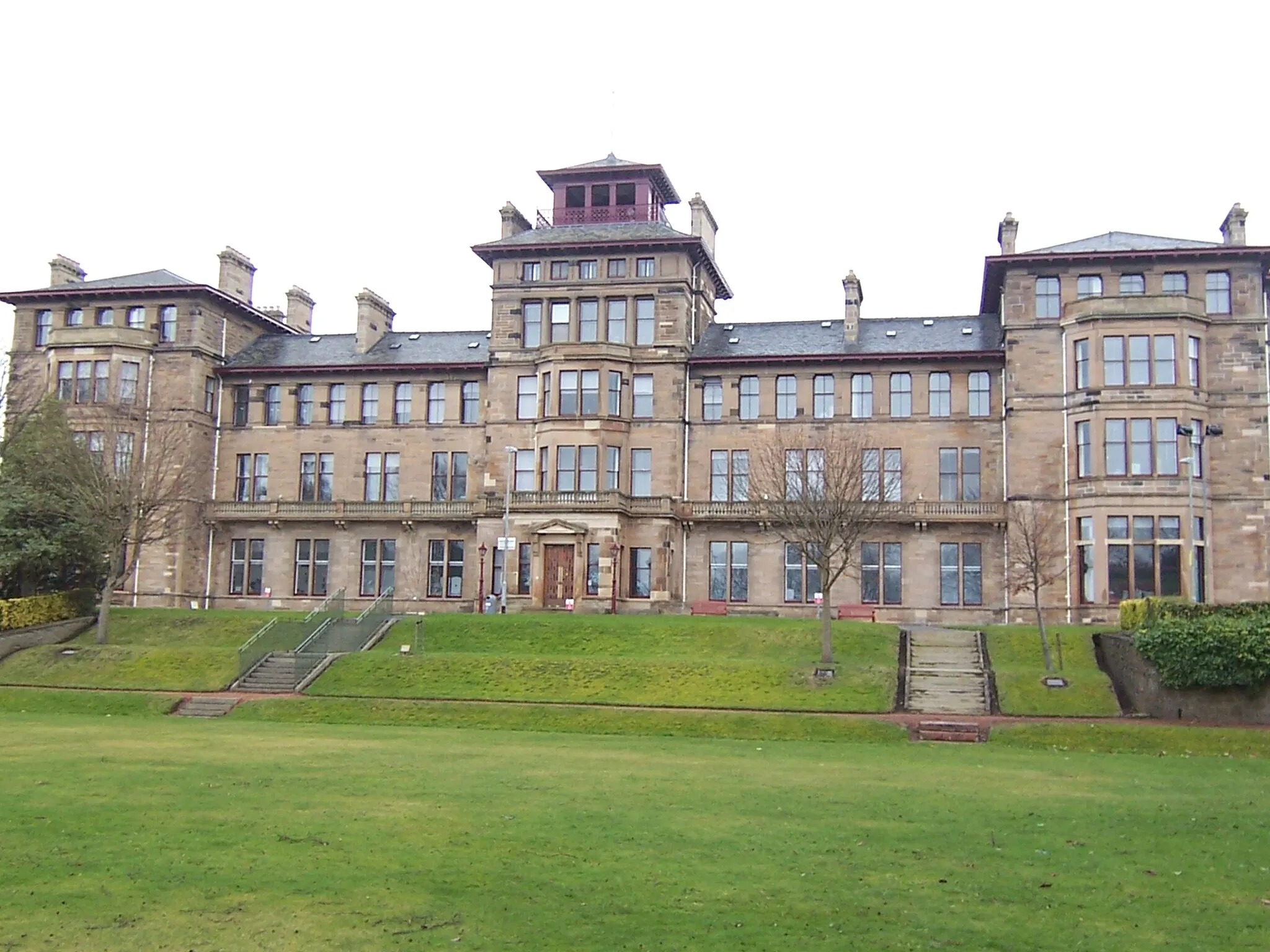 Photo showing: Main view of front of hydropathic