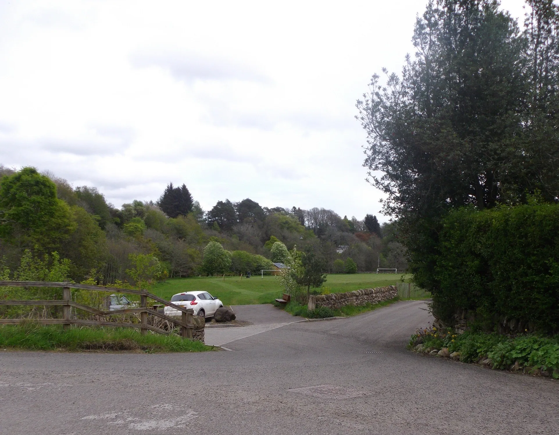Photo showing: Access to Kirkmichael playing field