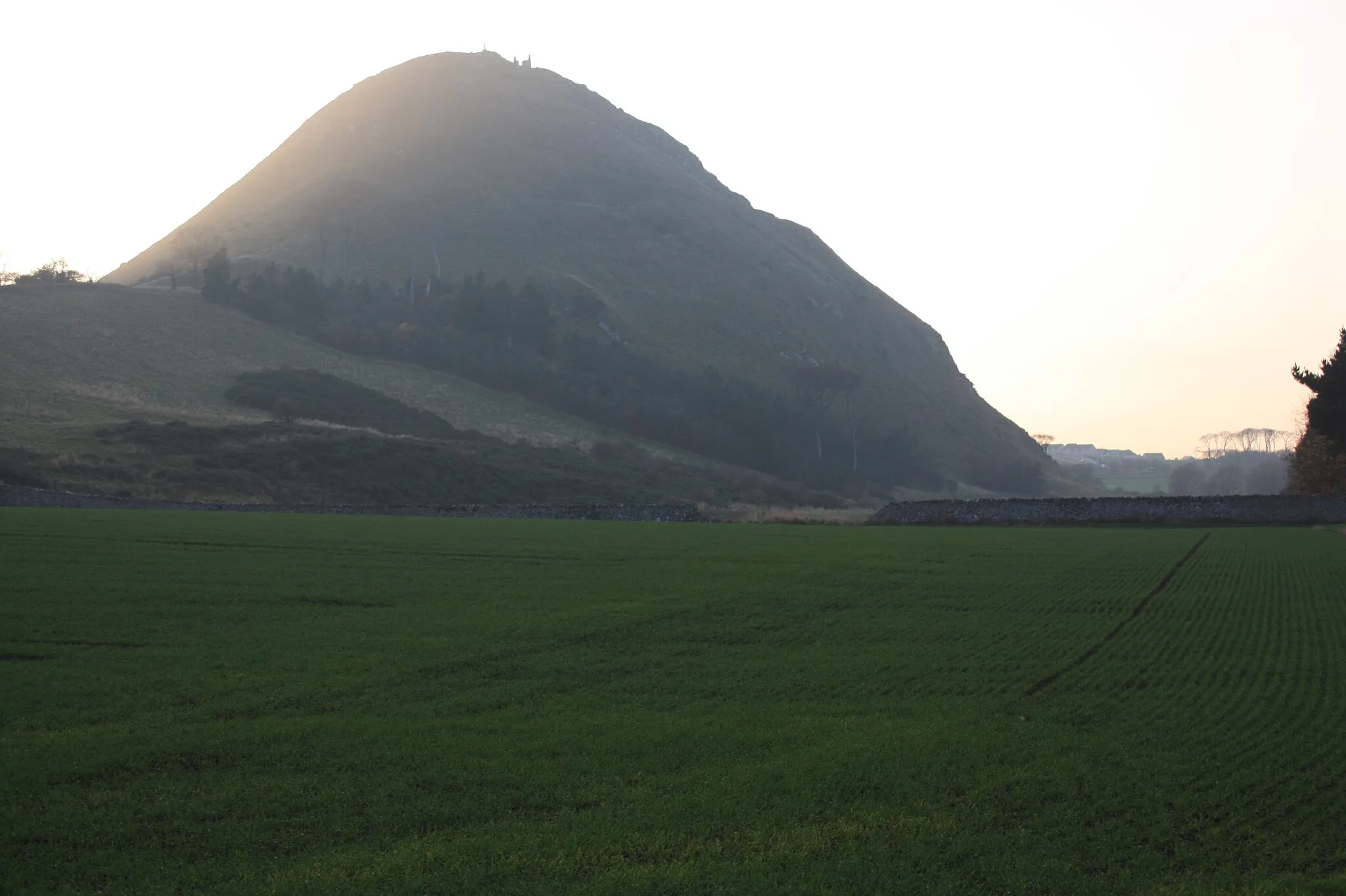 Photo showing: Berwick Law from the east