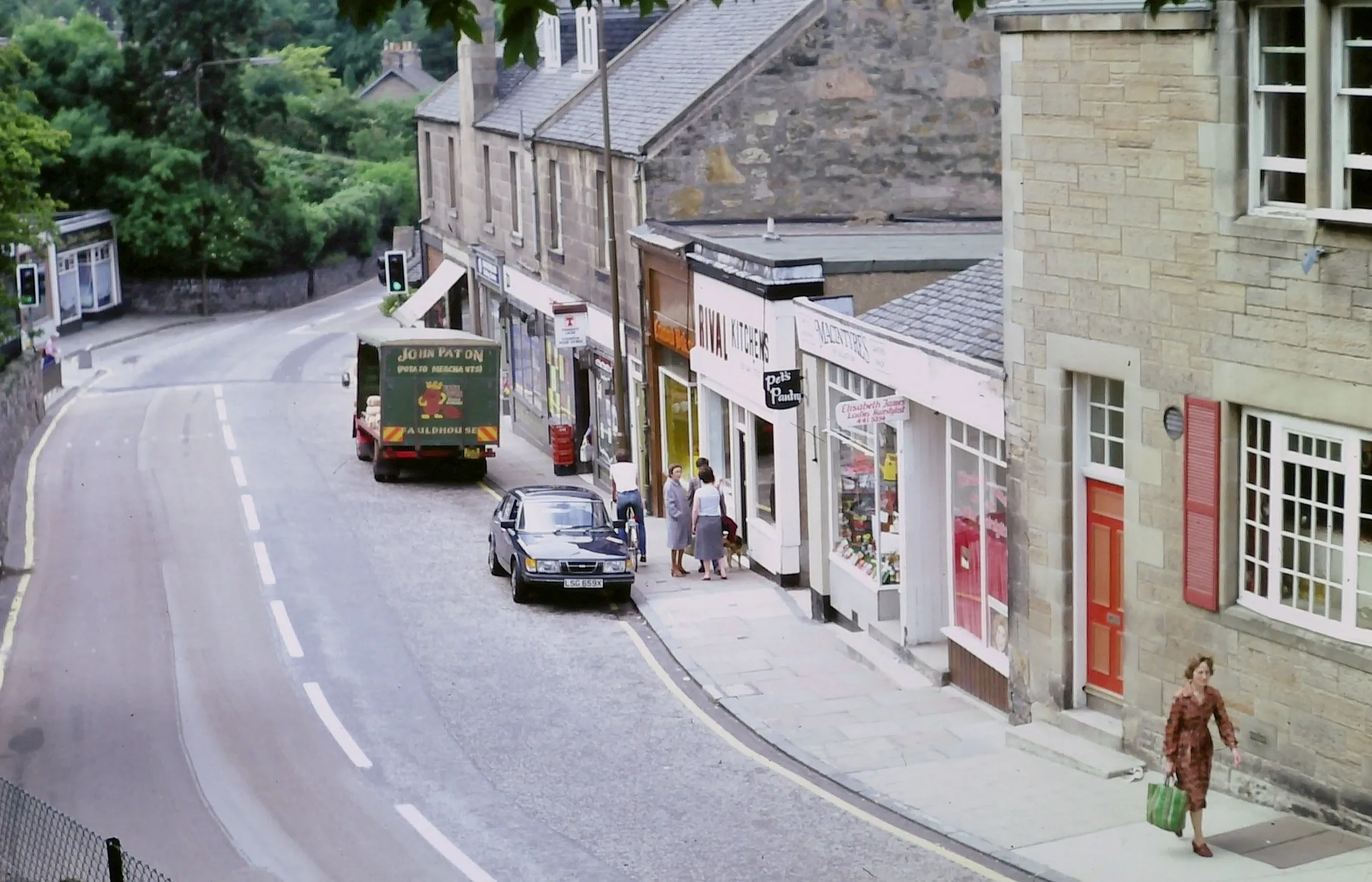 Photo showing: Bridge Street, Colinton (c.1980)