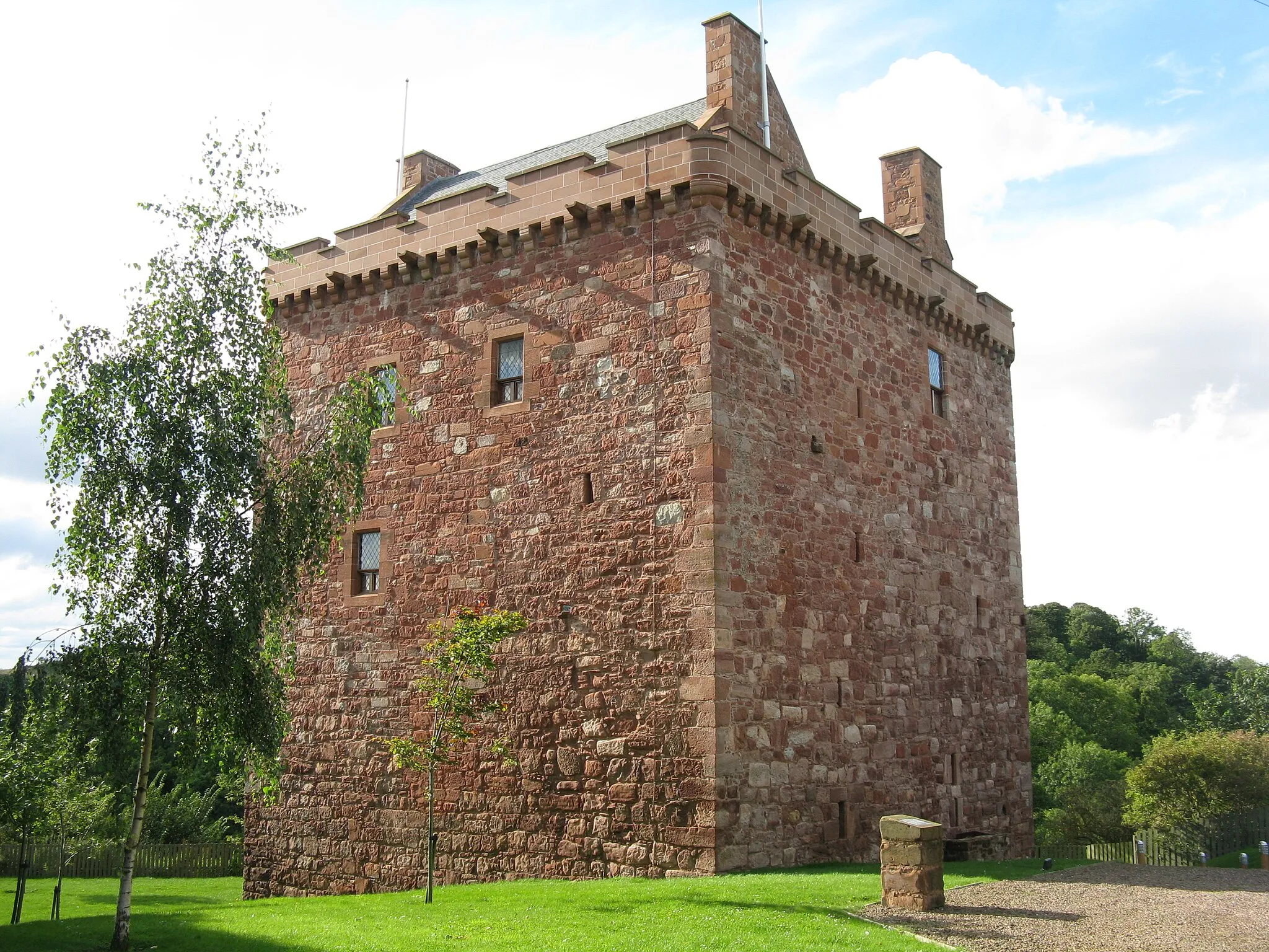 Photo showing: Stoneypath Tower - restoration complete