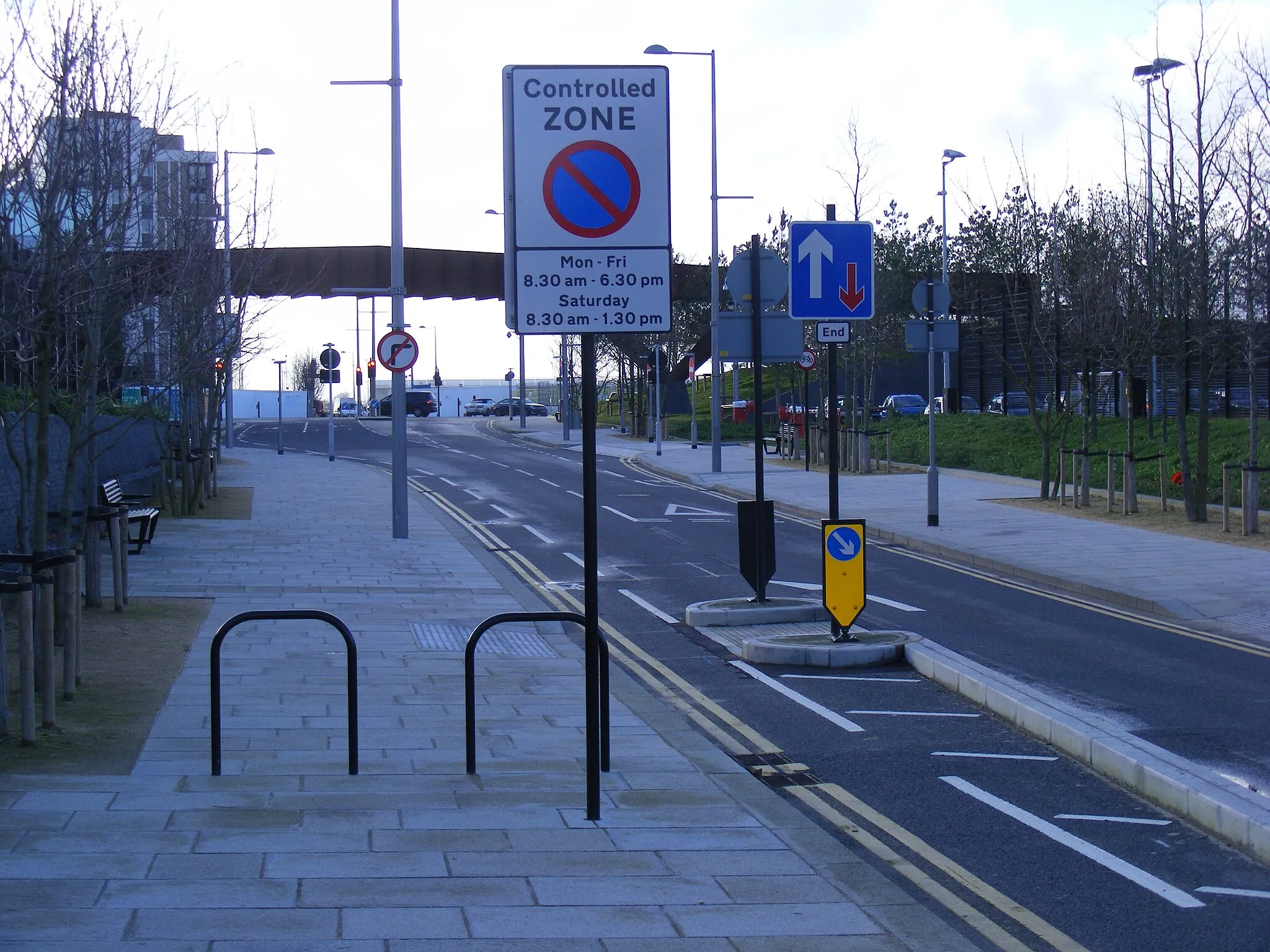 Photo showing: Temple Mills Lane E10  bearing no relation to its former existence