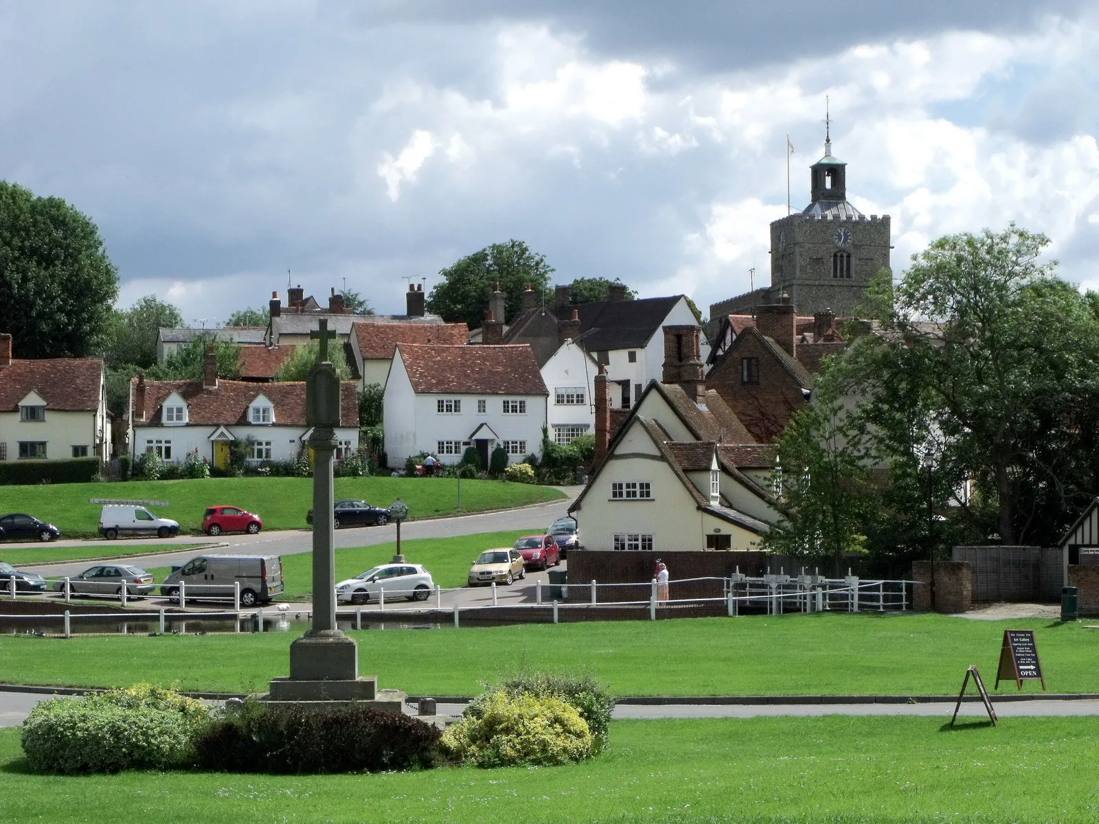 Photo showing: Finchingfield village green