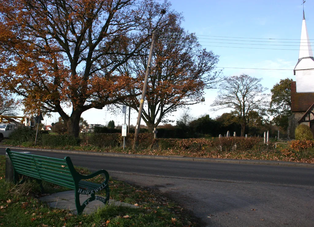 Photo showing: Bench with a view
