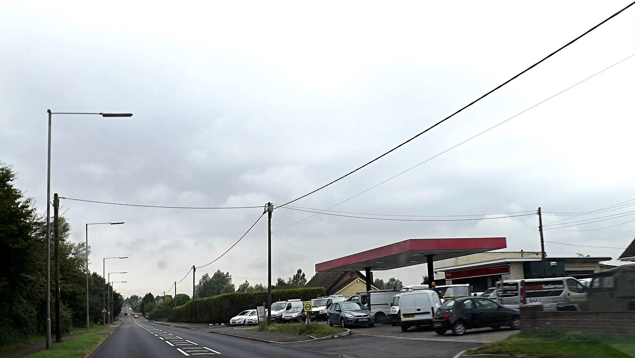 Photo showing: Bradwell Service Station